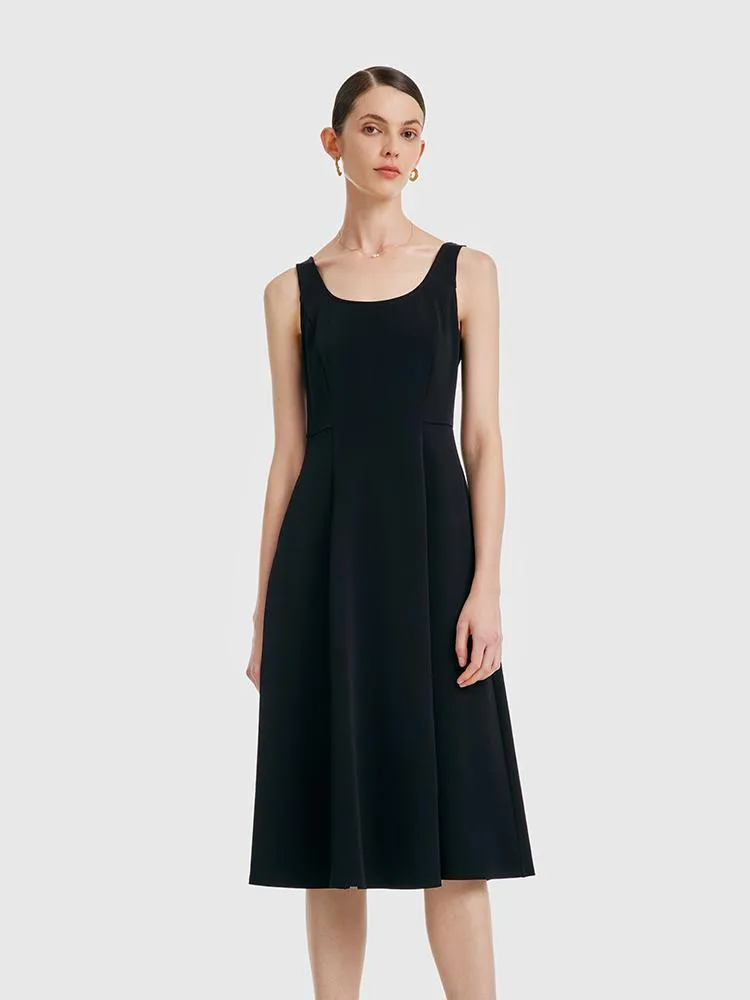 Acetate Camisole Dress With Tailored Blazer Two-Piece Suit