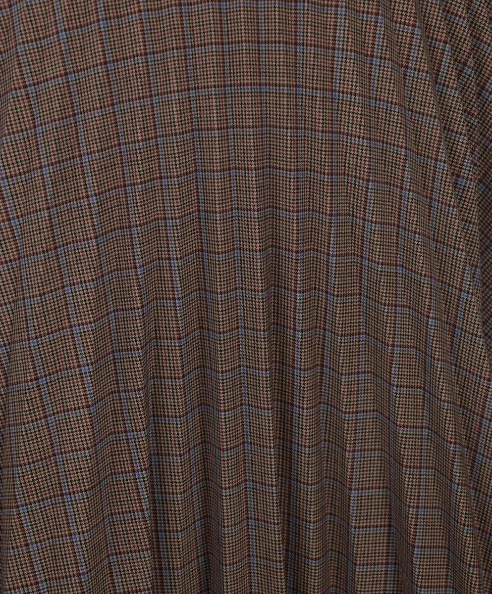 Acne Studios Peach Plaid Pleated Skirt sz 4