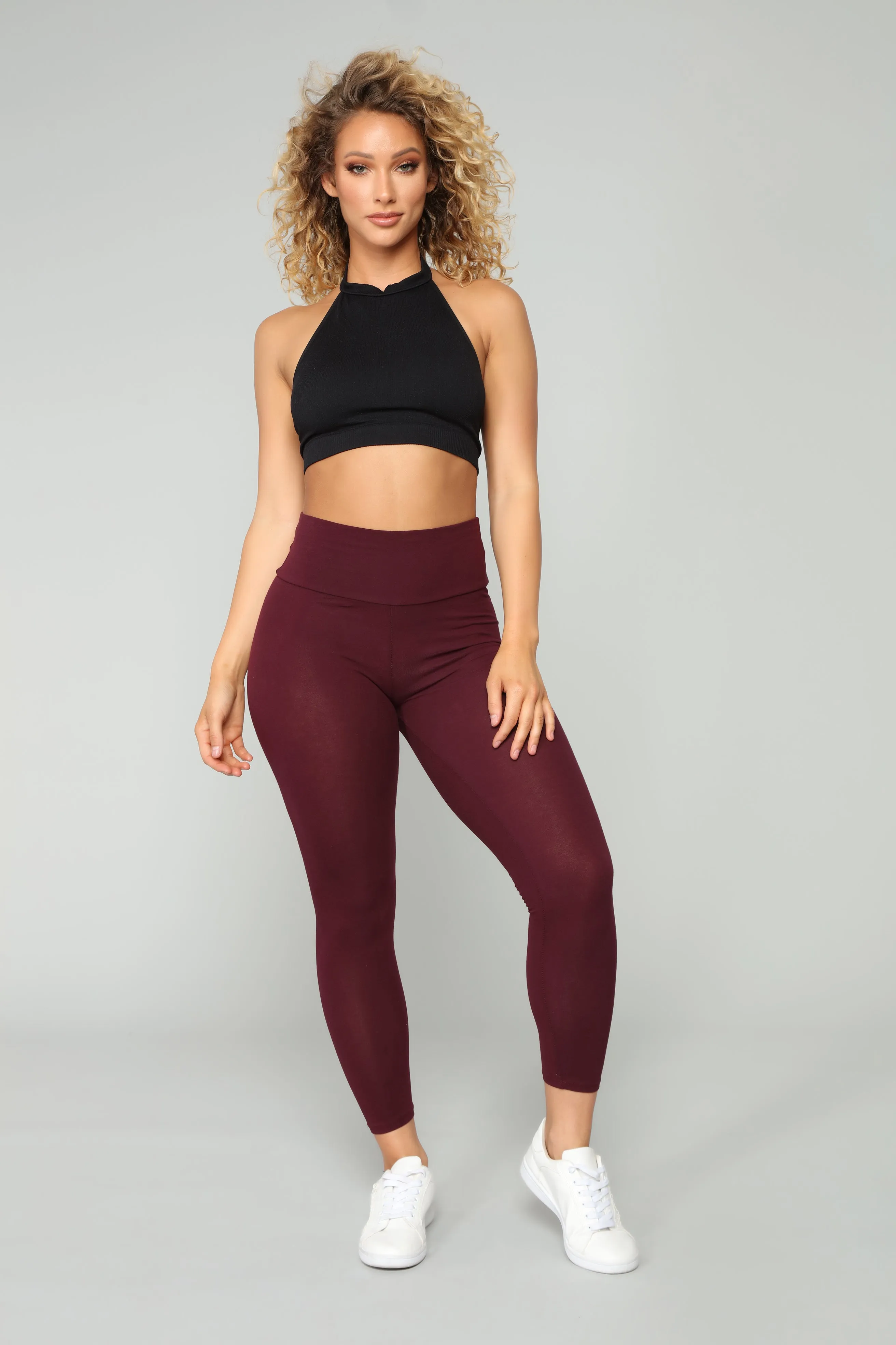 Alaya Leggings - Burgundy
