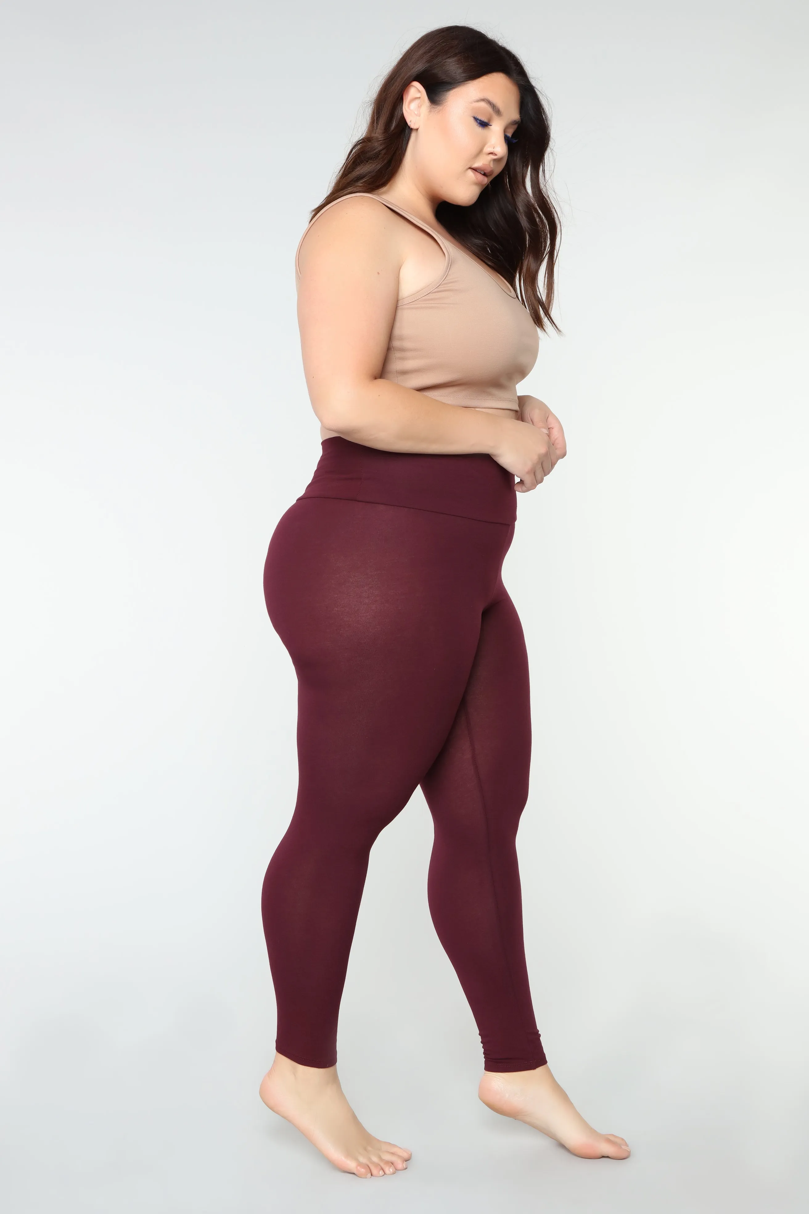 Alaya Leggings - Burgundy
