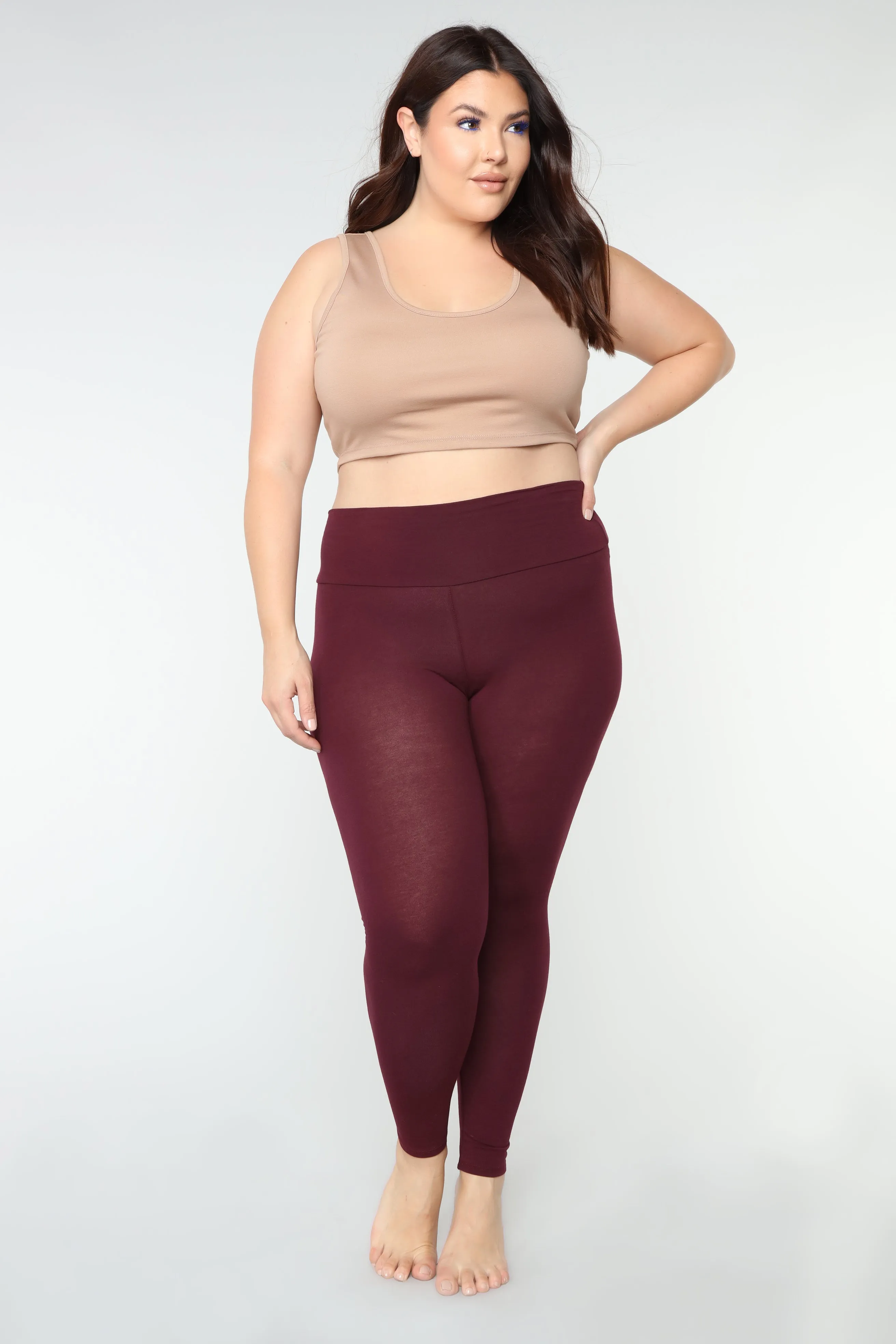 Alaya Leggings - Burgundy