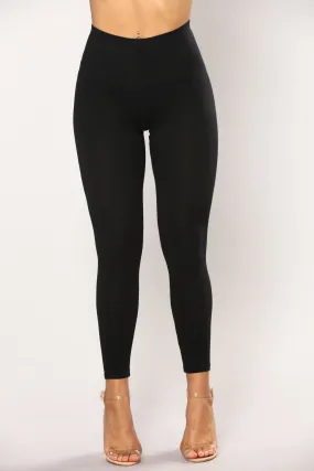 Almost Daily Layering Leggings - Black