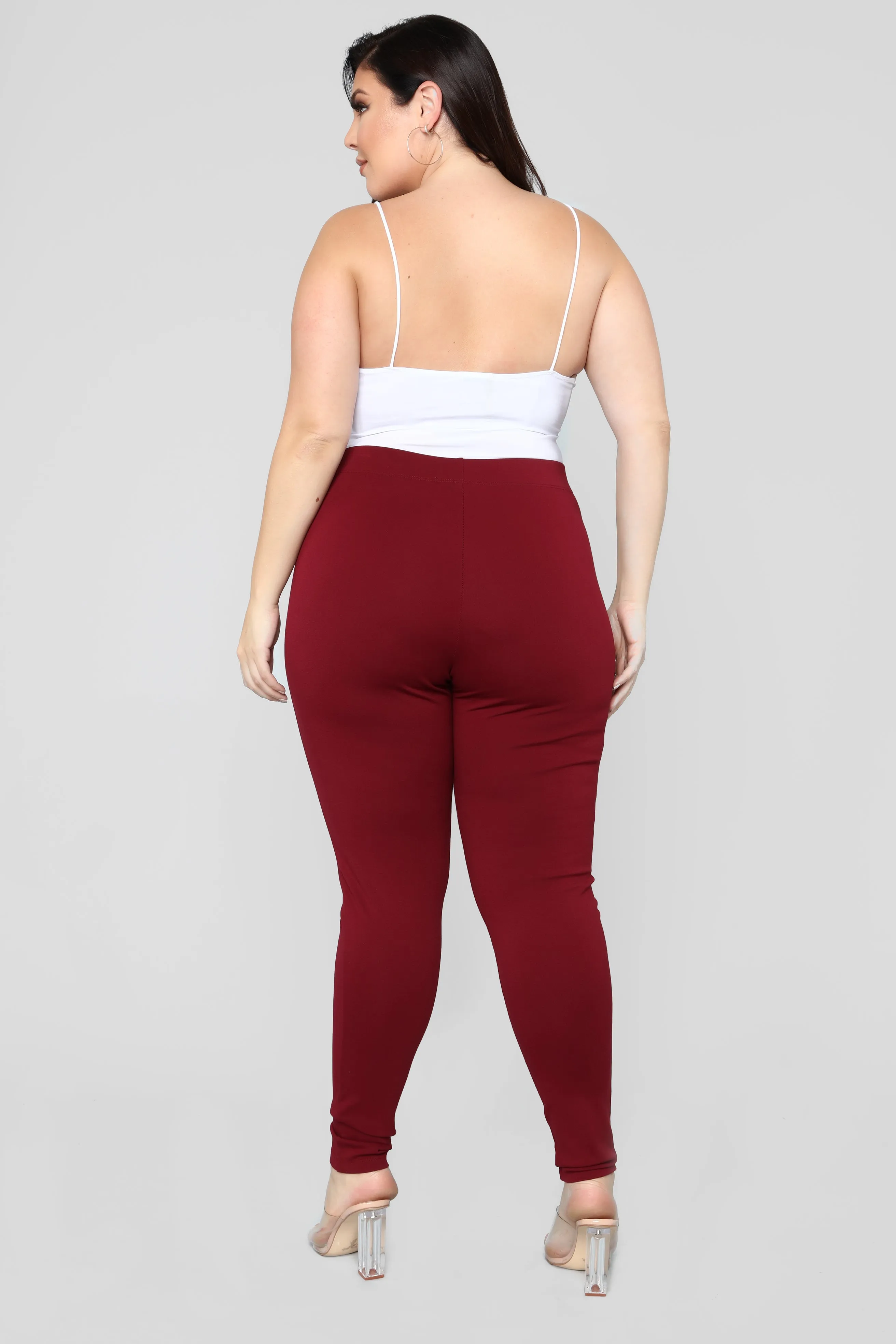 Almost Everyday Leggings - Burgundy