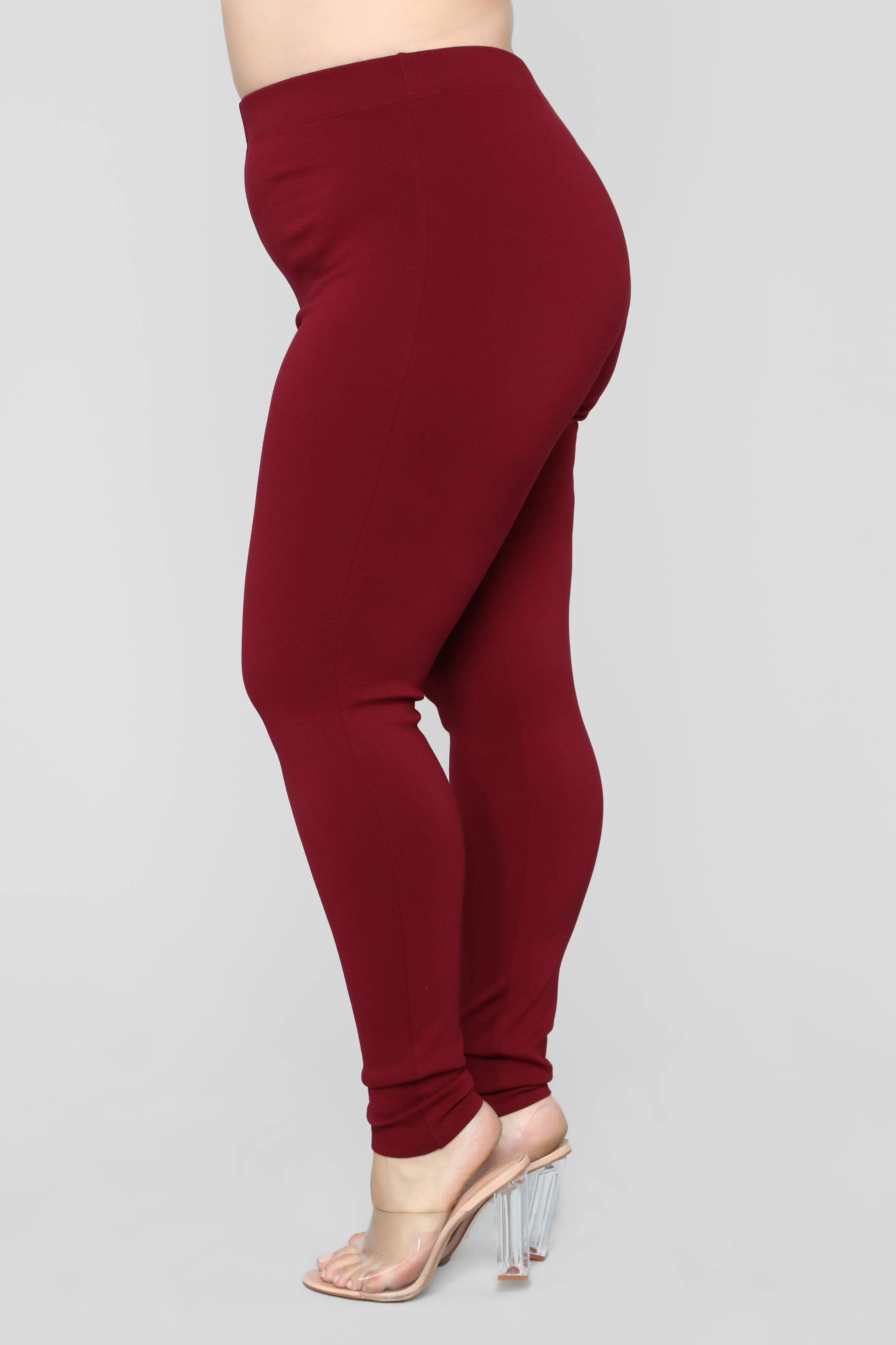 Almost Everyday Leggings - Burgundy