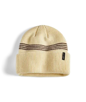 Autumn Select Mini Stripe Beanie in Natural Burgundy 2025