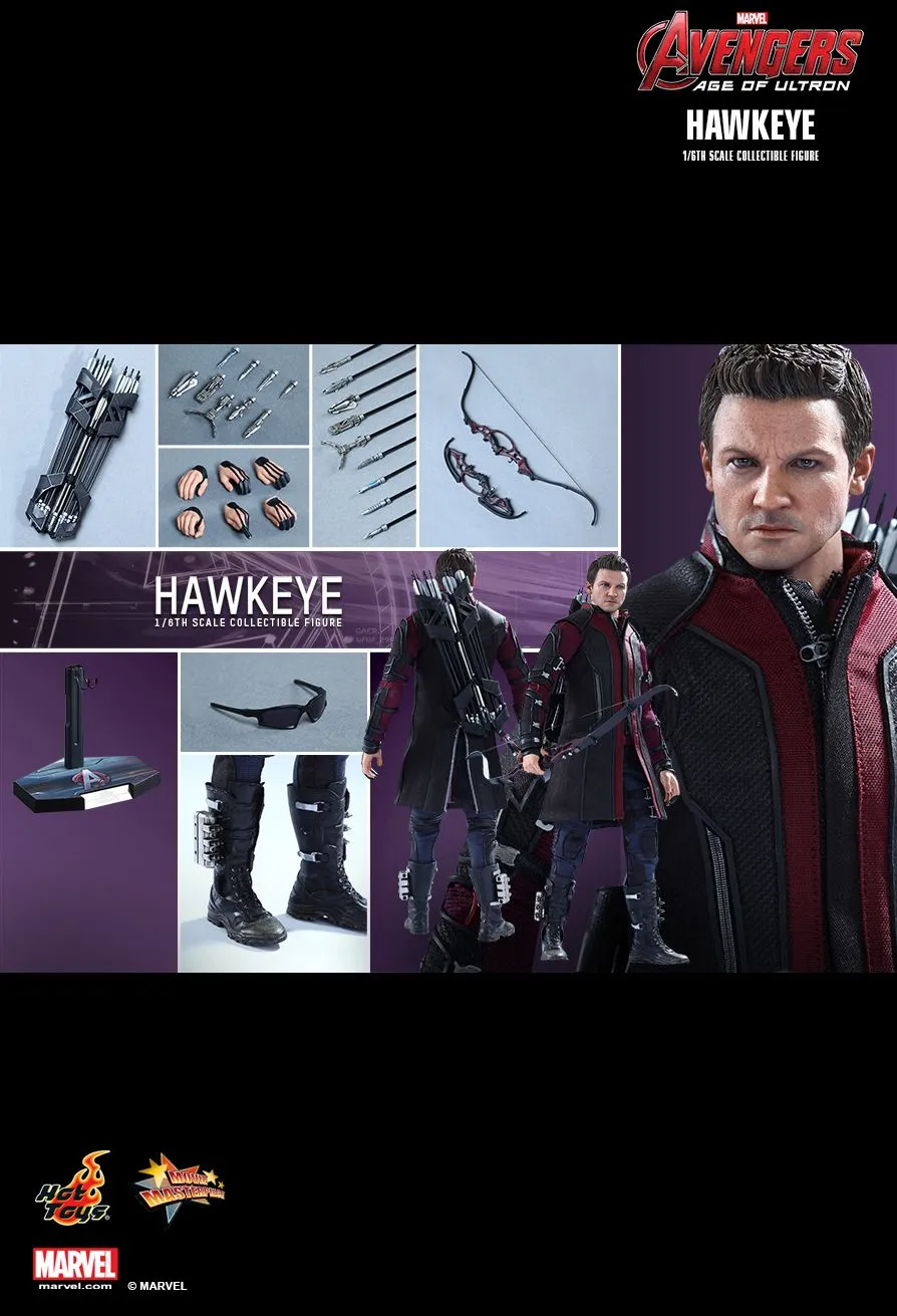 AVENGERS: AGE OF ULTRON HAWKEYE 1/6TH SCALE COLLECTABLE HOT TOY FIGURINE