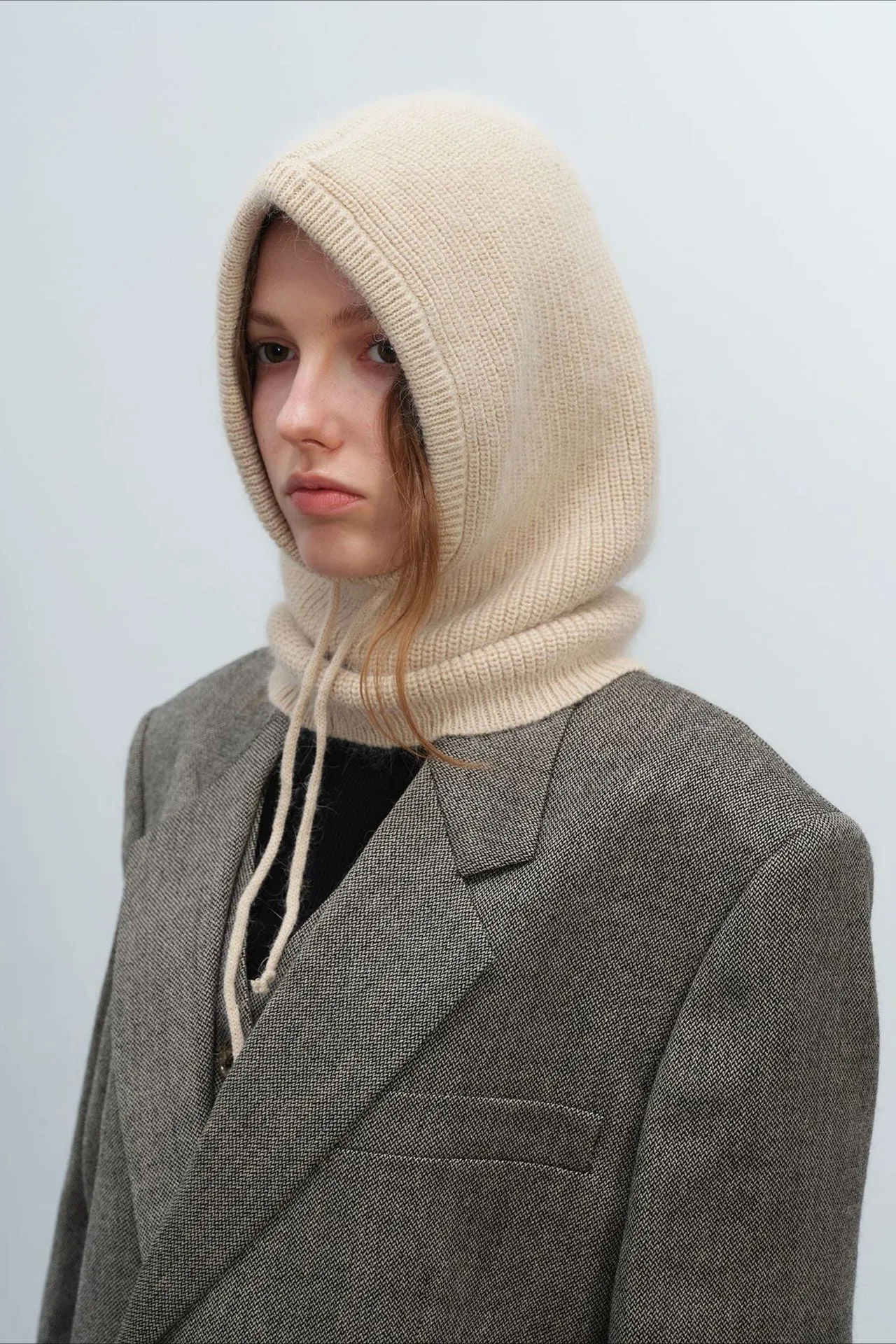 Balaclava Women's Warm Knit Hood Scarf