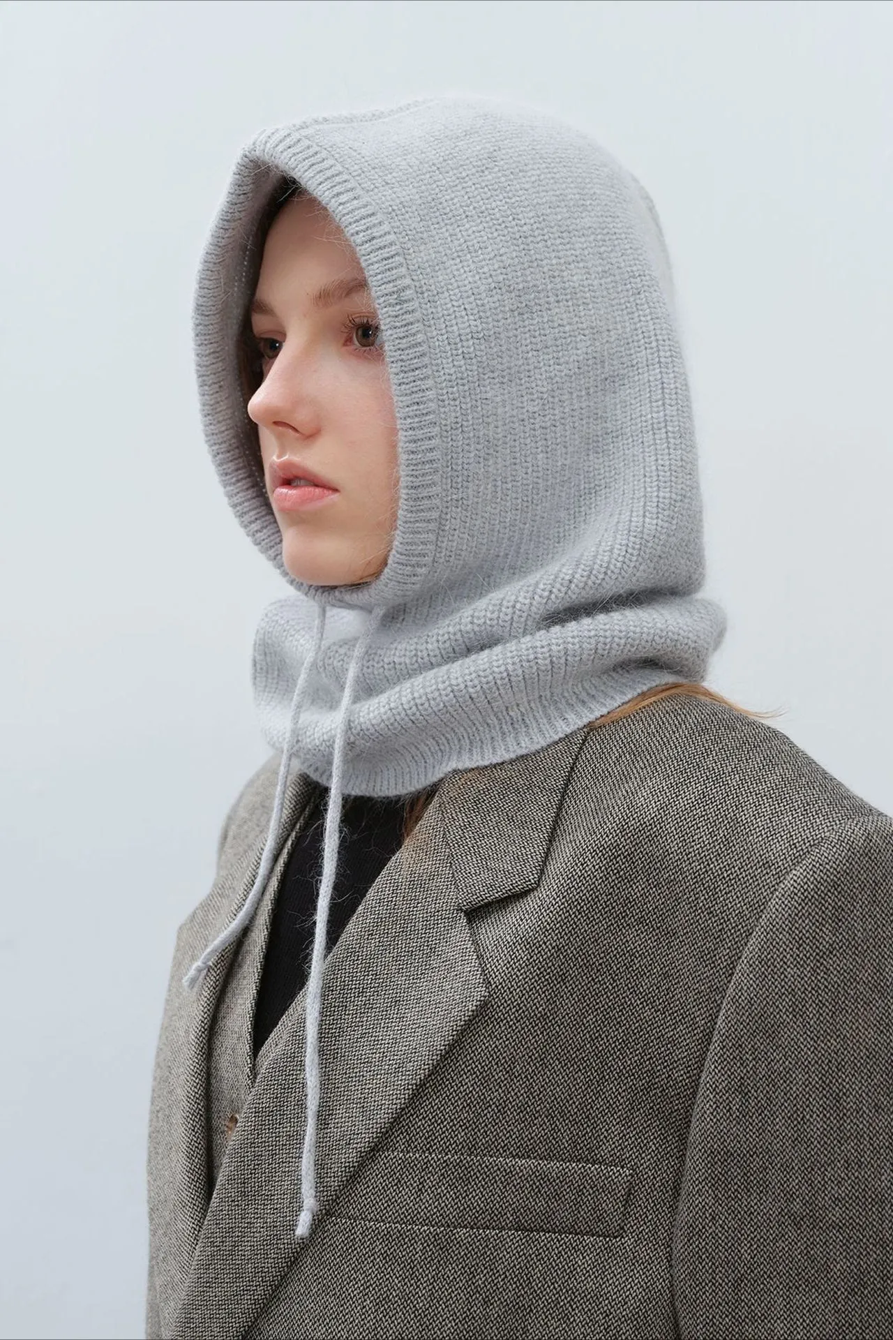 Balaclava Women's Warm Knit Hood Scarf