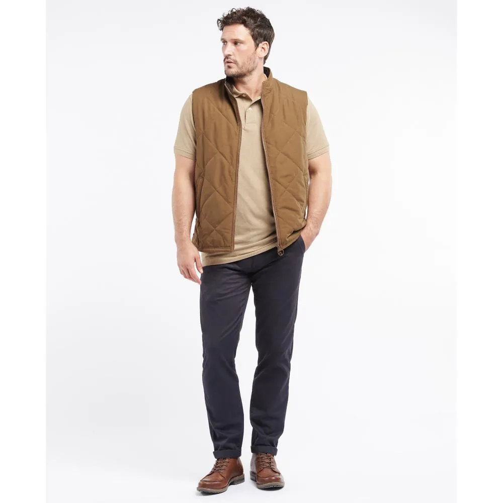 Barbour Kurt Mens Quilted Gilet - Dark Sand