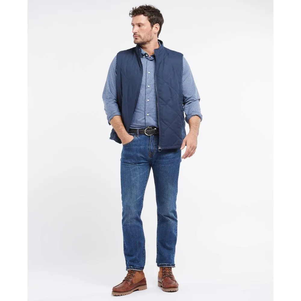 Barbour Kurt Mens Quilted Gilet - Navy