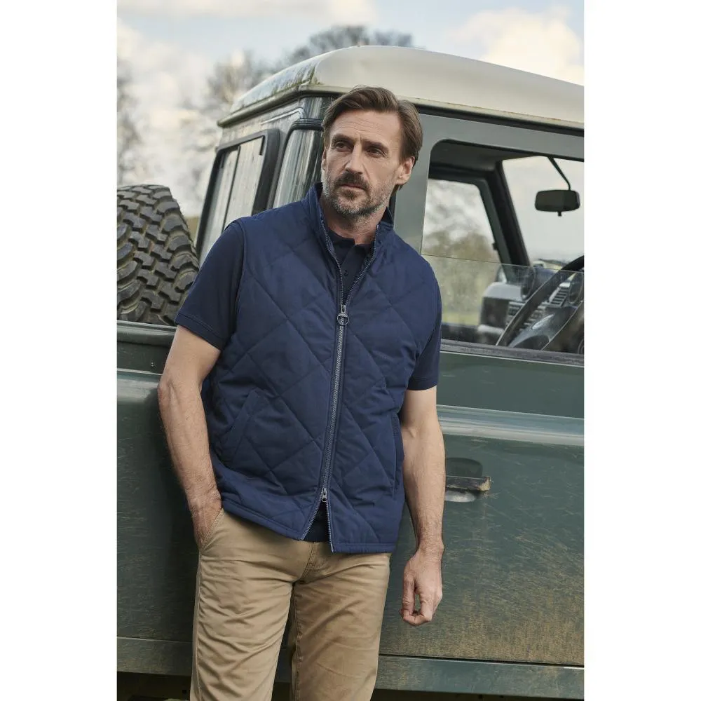 Barbour Kurt Mens Quilted Gilet - Navy