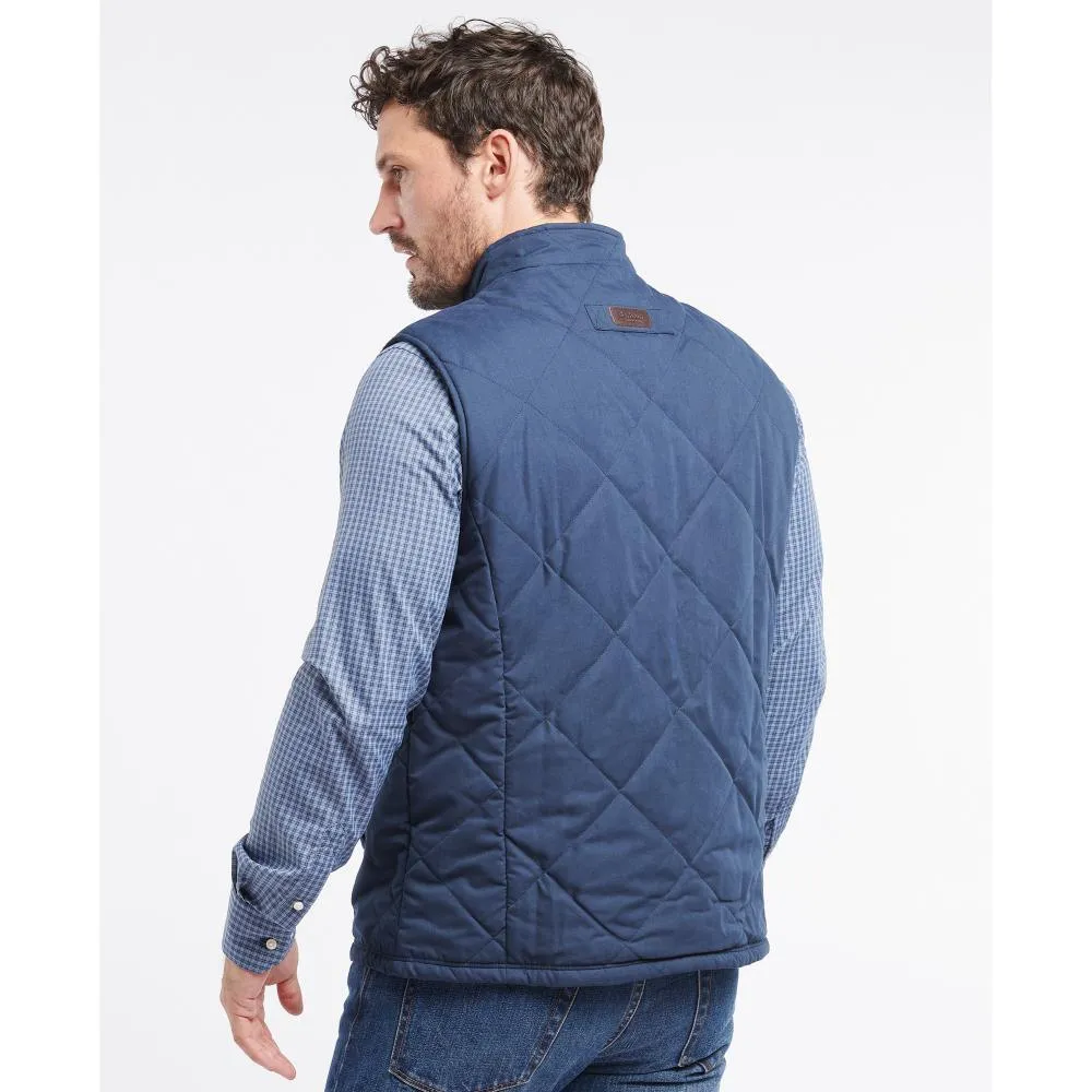 Barbour Kurt Mens Quilted Gilet - Navy