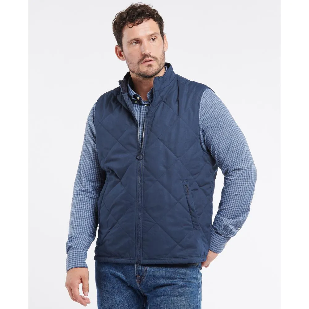 Barbour Kurt Mens Quilted Gilet - Navy