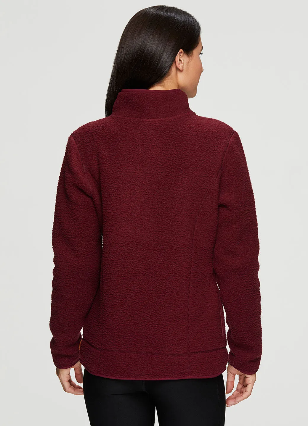 Berber 1/4 Zip Mock Neck Pullover