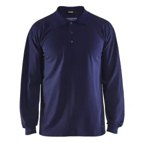 Blaklader 3374 Heavy Flame Resistant Long Sleeve Polo Shirt (33741741)