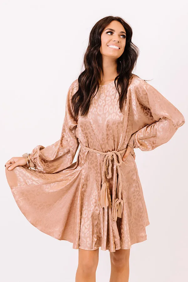 Catch My Gaze Leopard Dress