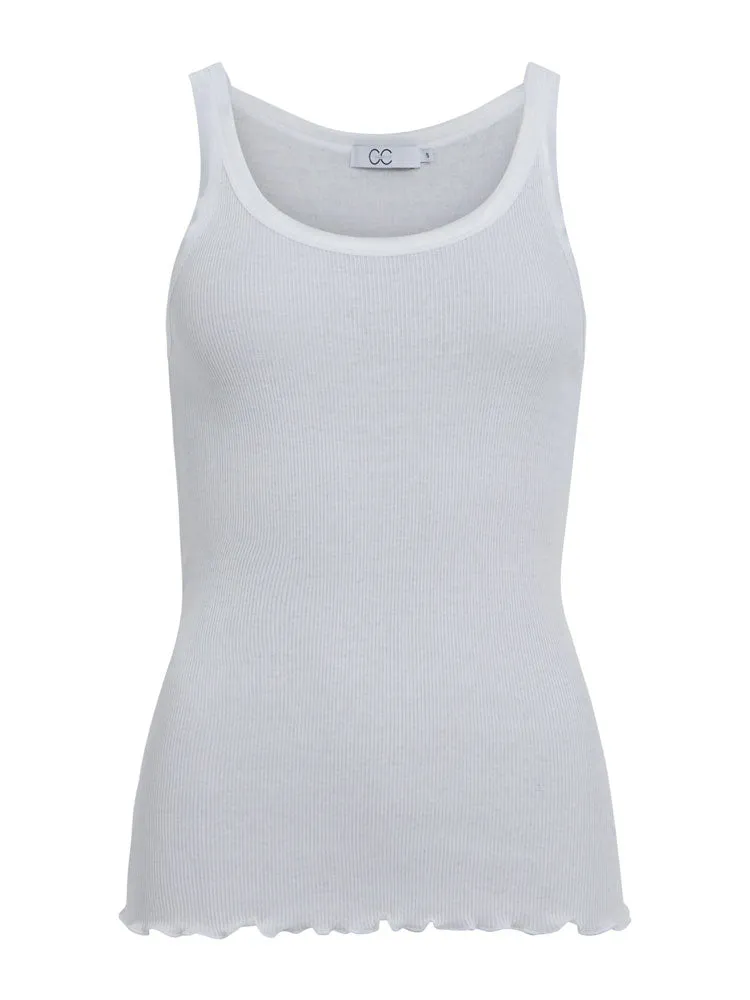 CC Heart Poppy Camisole White