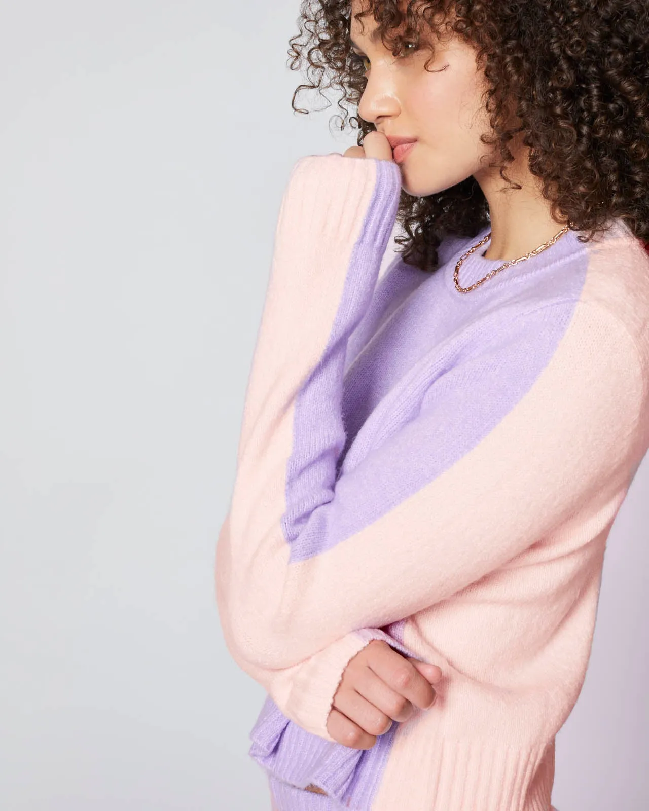 Color Block Pullover