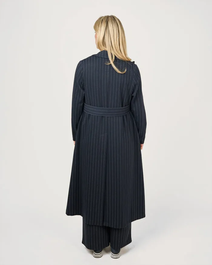 Denver Jacket - Navy Stripe
