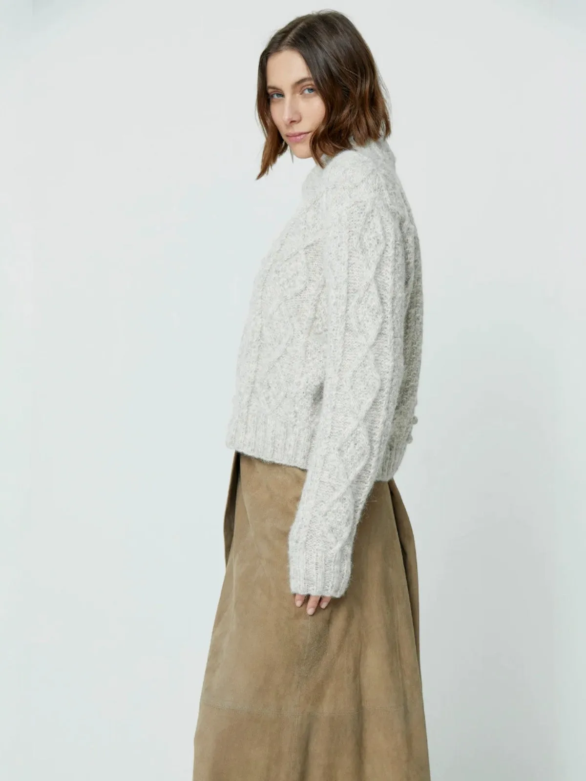 Fisher Seed Puff Pullover | Dove