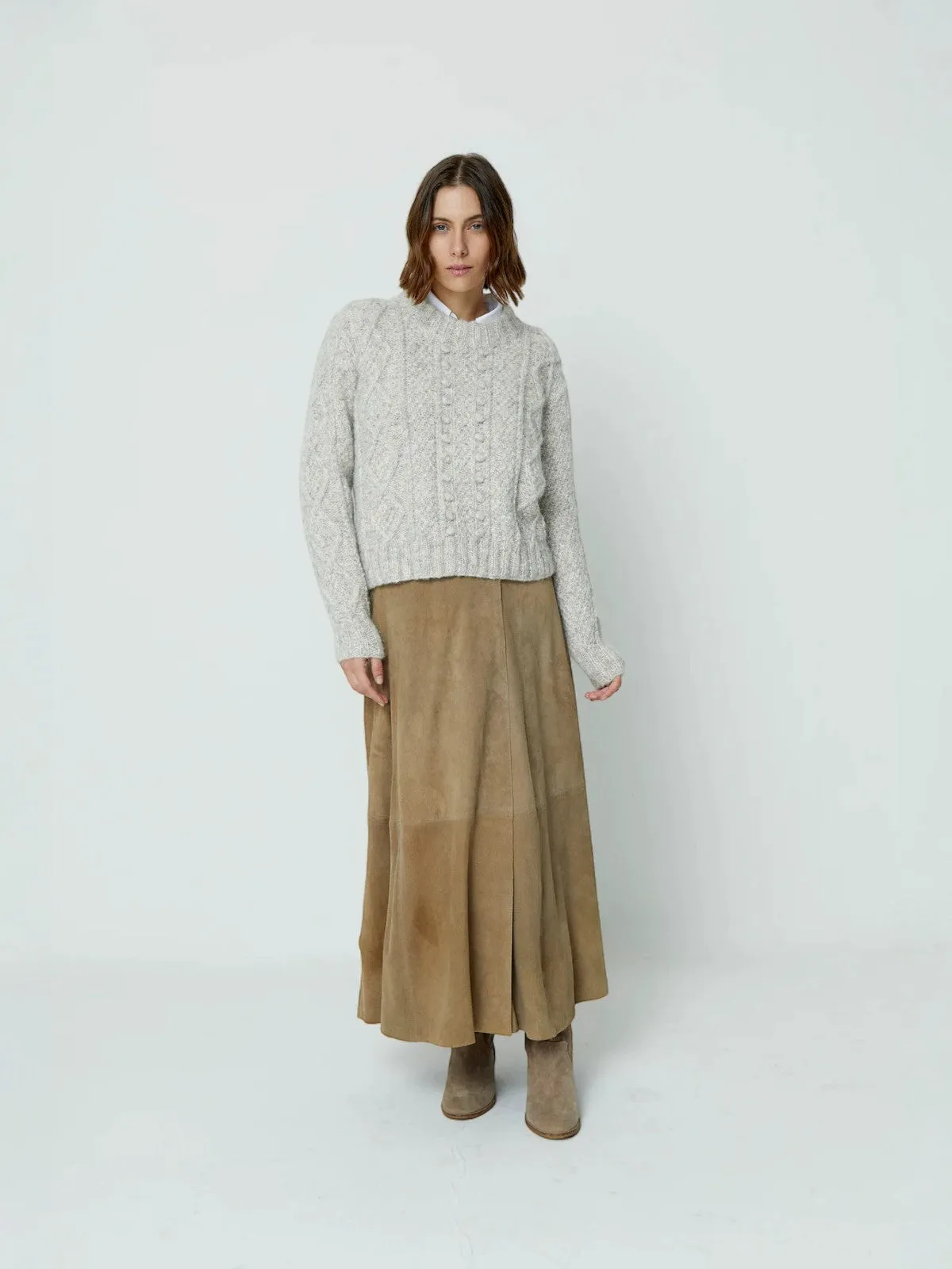Fisher Seed Puff Pullover | Dove