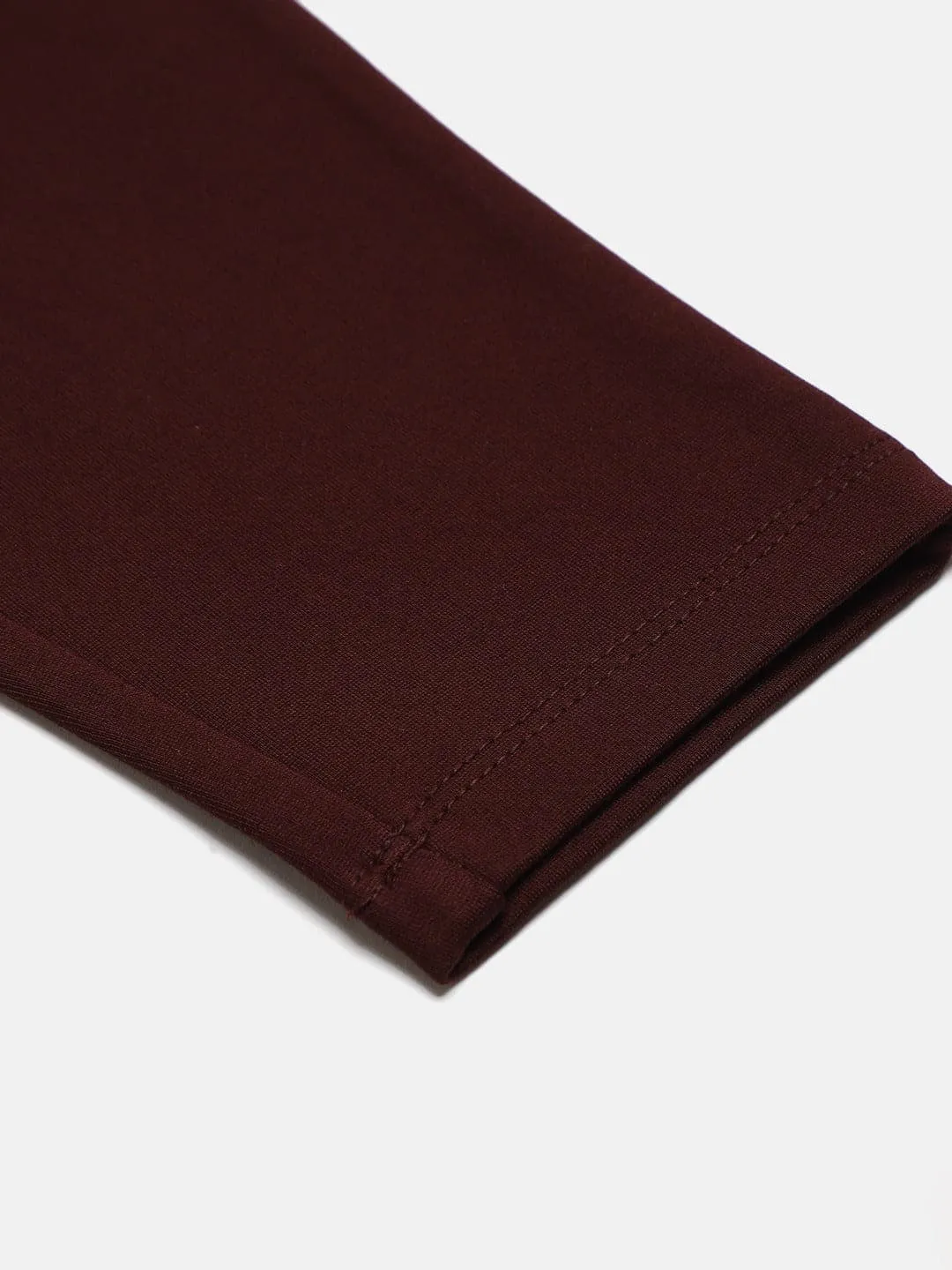 Girls Burgundy Basic Jeggings - Lyush Kids