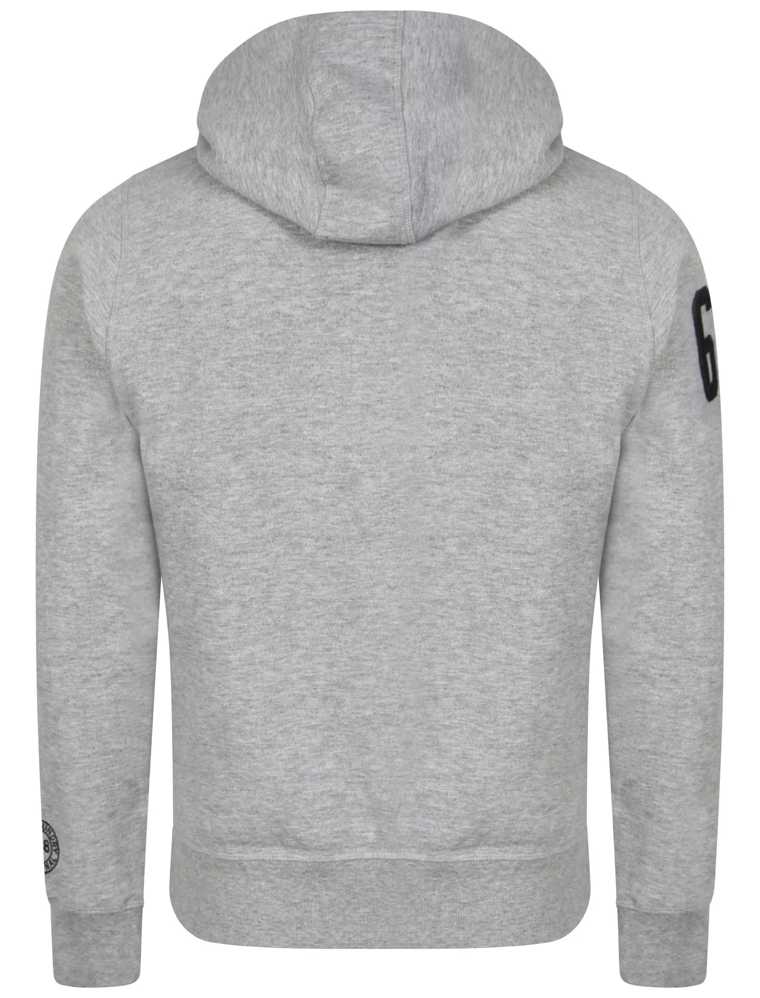Hawk Hills Zip Through Hoodie in Light Grey Marl - Tokyo Laundry