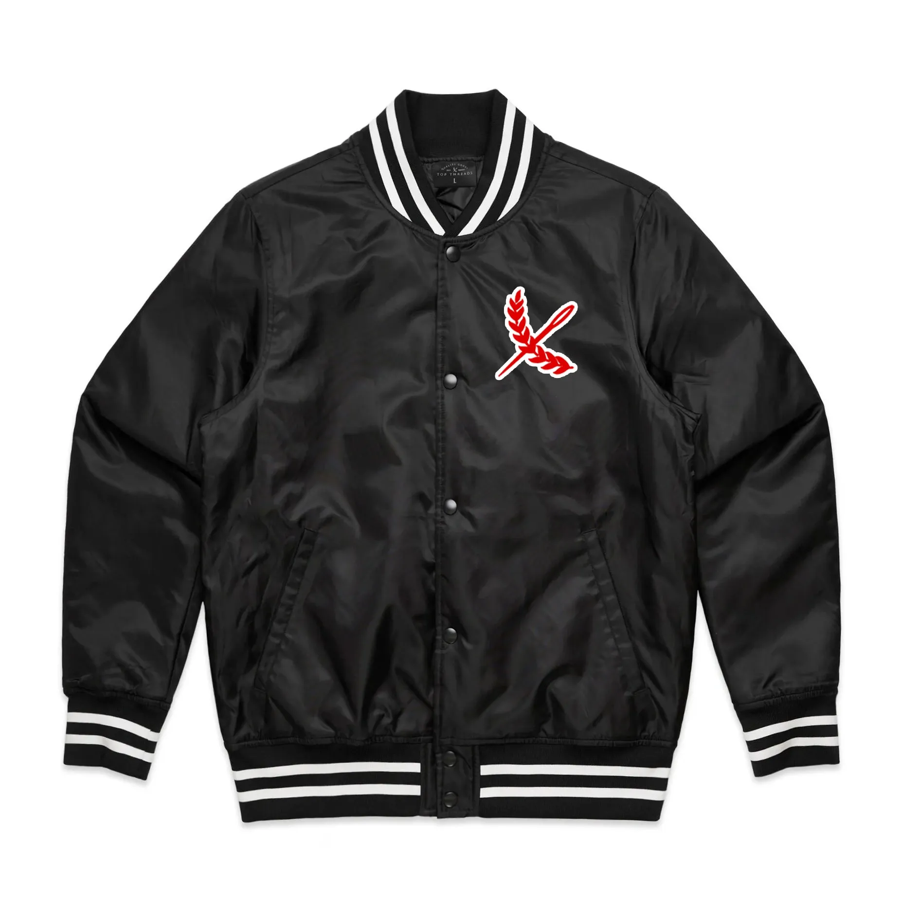 Imperial Varsity Bomber Jacket - Black / Red
