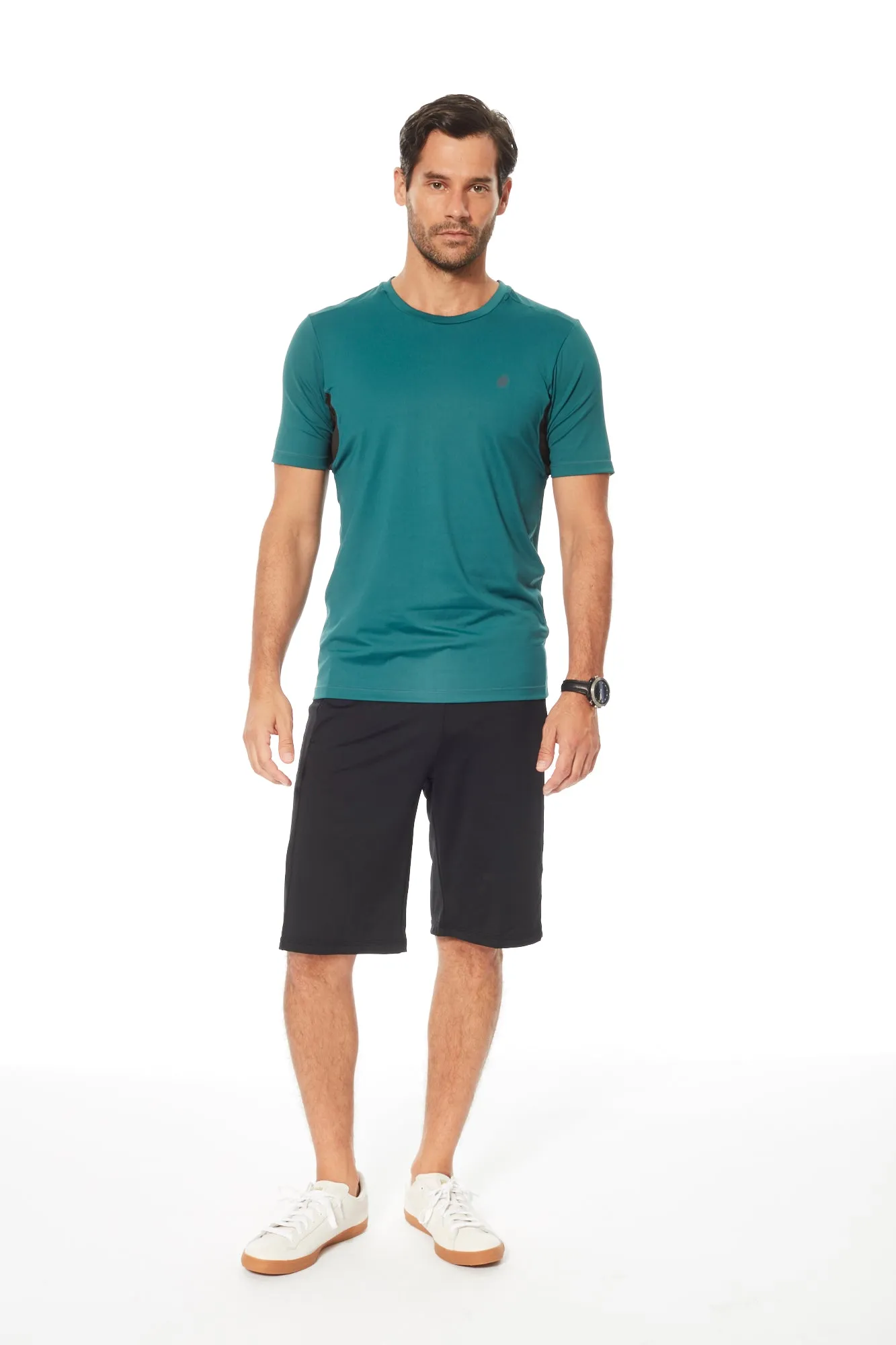 Invel® Therapeutic Men's Short Sleeve Sport Active Wear Shirt with Bioceramic MIG3® Far-Infrared Technology