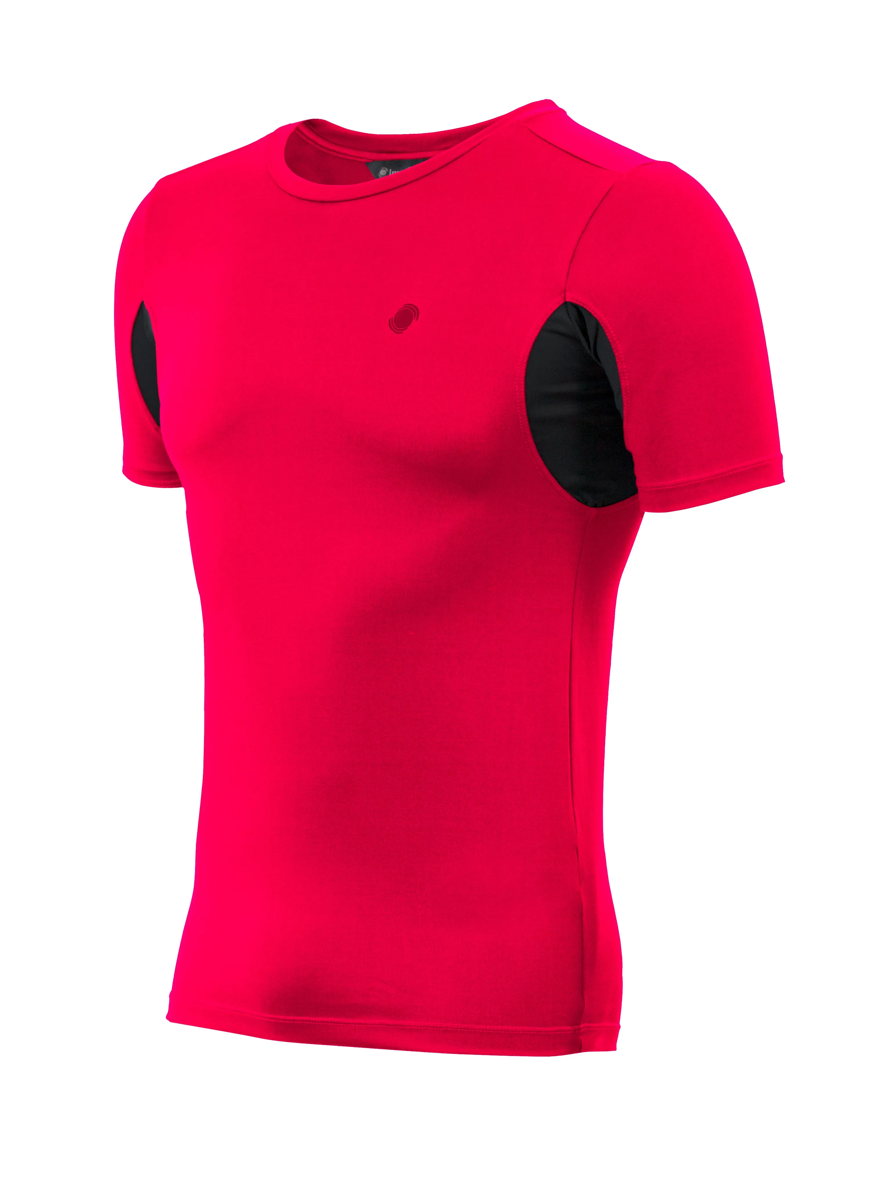 Invel® Therapeutic Men's Short Sleeve Sport Active Wear Shirt with Bioceramic MIG3® Far-Infrared Technology