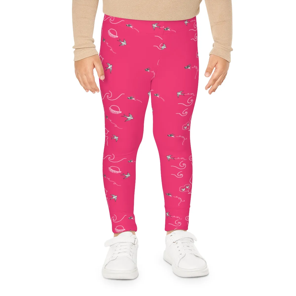 Kids Leggings (AOP) SWALLOWS