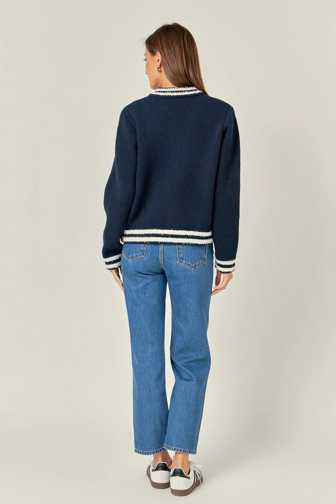 Knit Bomber Jacket