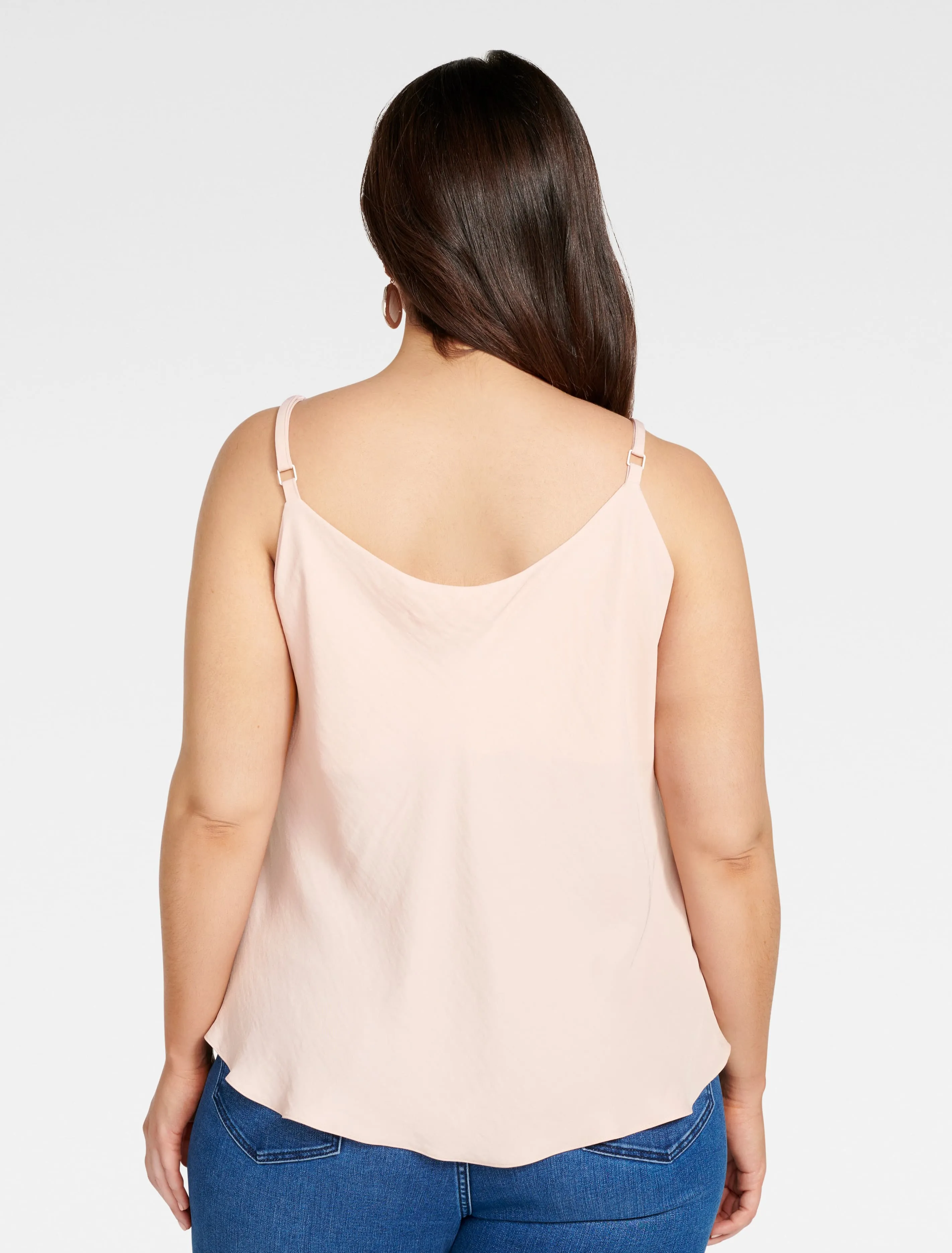 Mariah Curve Cowl Neck Camisole