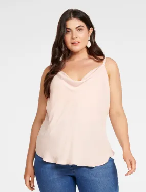 Mariah Curve Cowl Neck Camisole