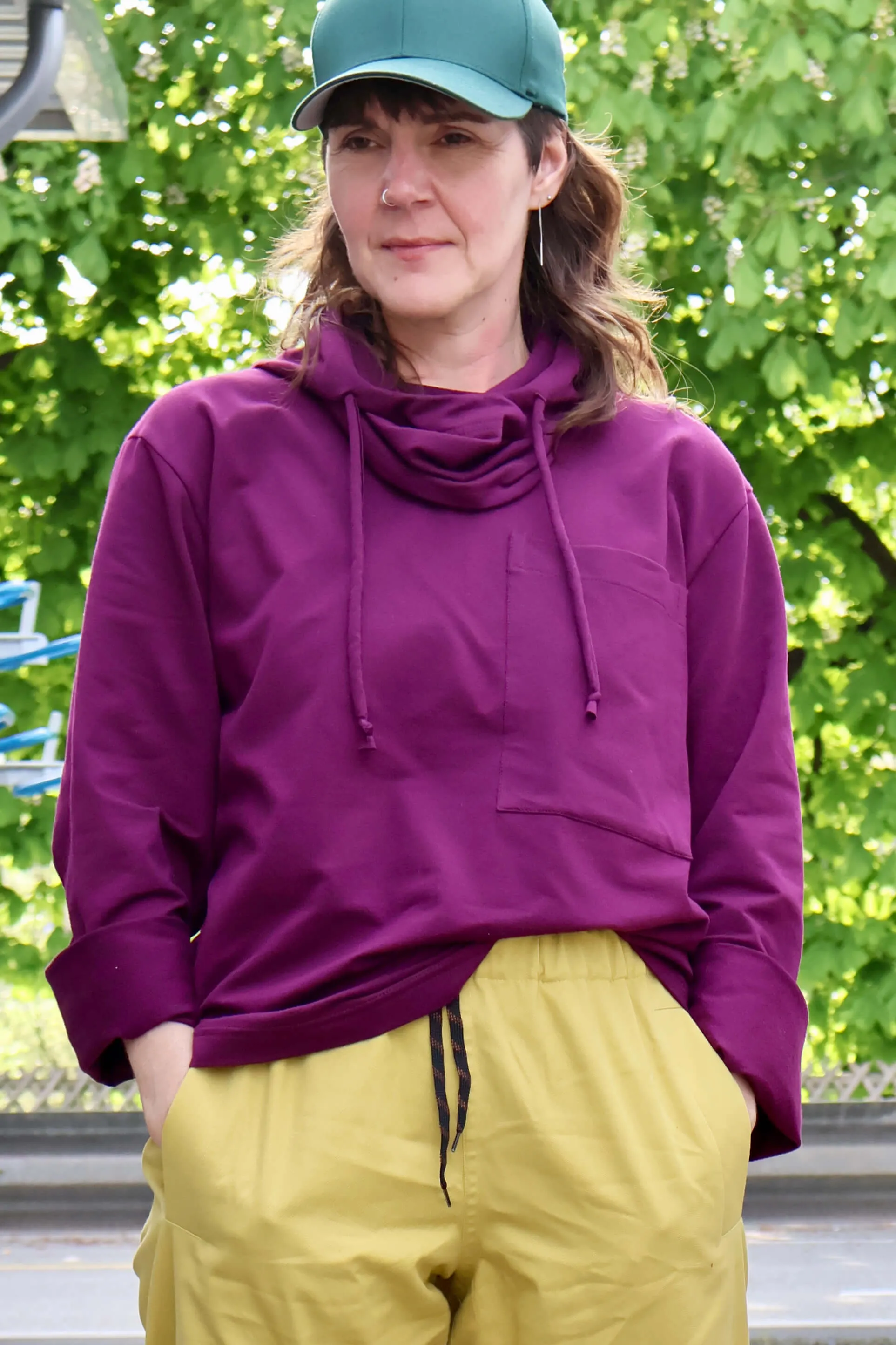 No76 Pullover mit Balaclava