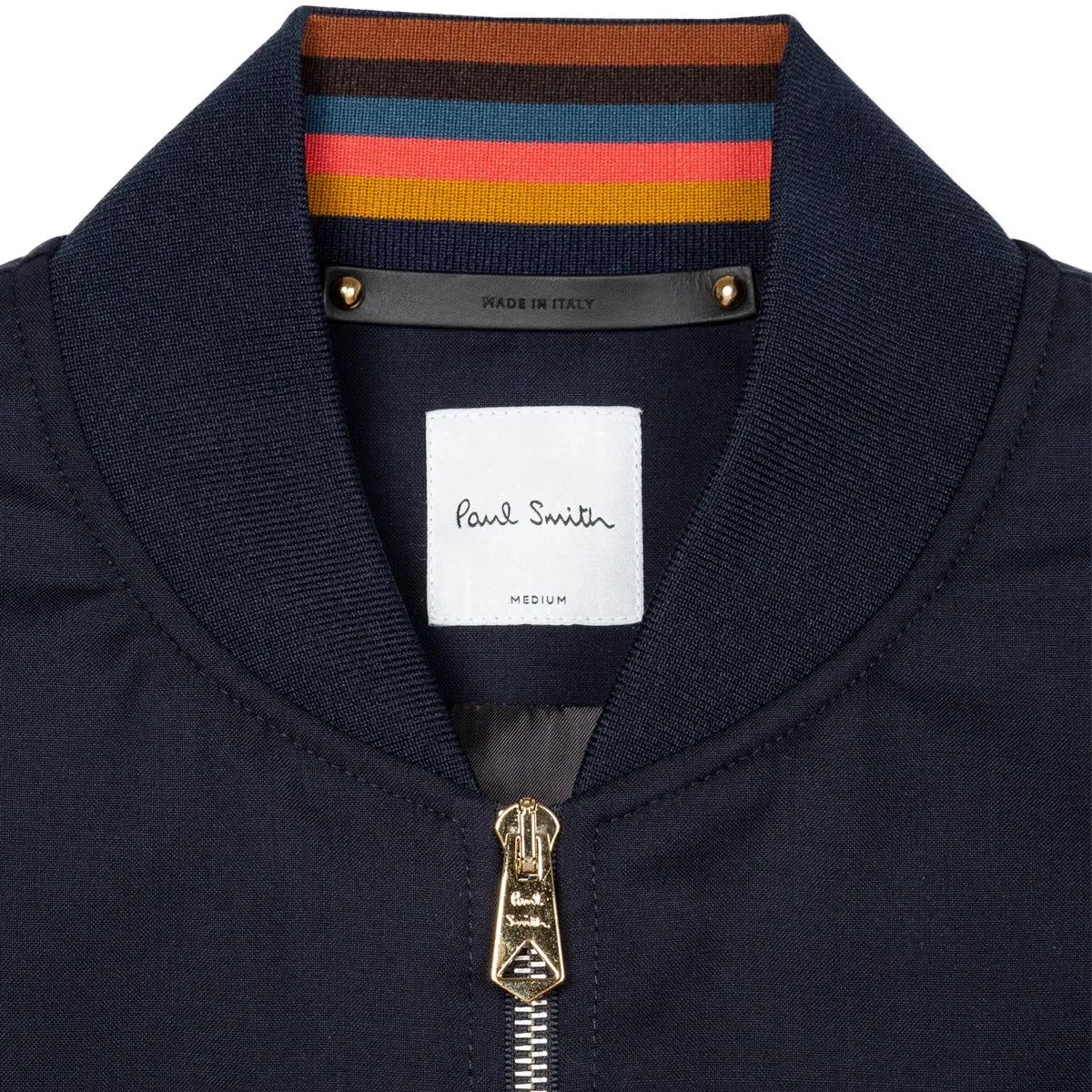Paul Smith - Loro Piana Storm System Bomber Jacket in Navy
