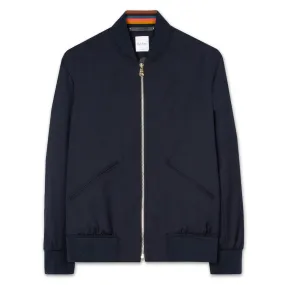 Paul Smith - Loro Piana Storm System Bomber Jacket in Navy