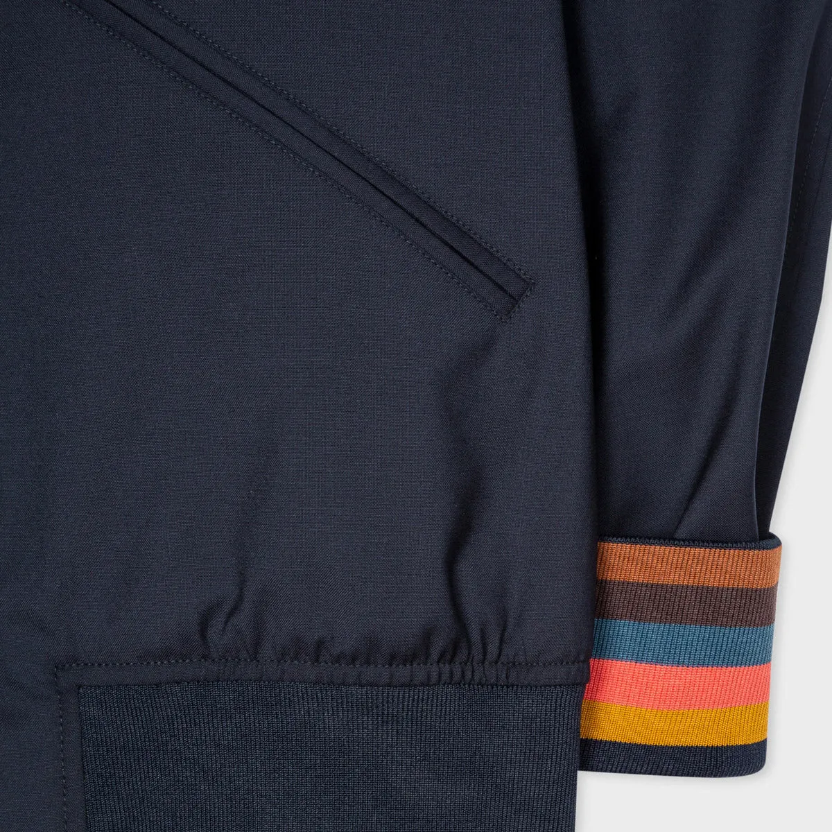 Paul Smith - Loro Piana Storm System Bomber Jacket in Navy