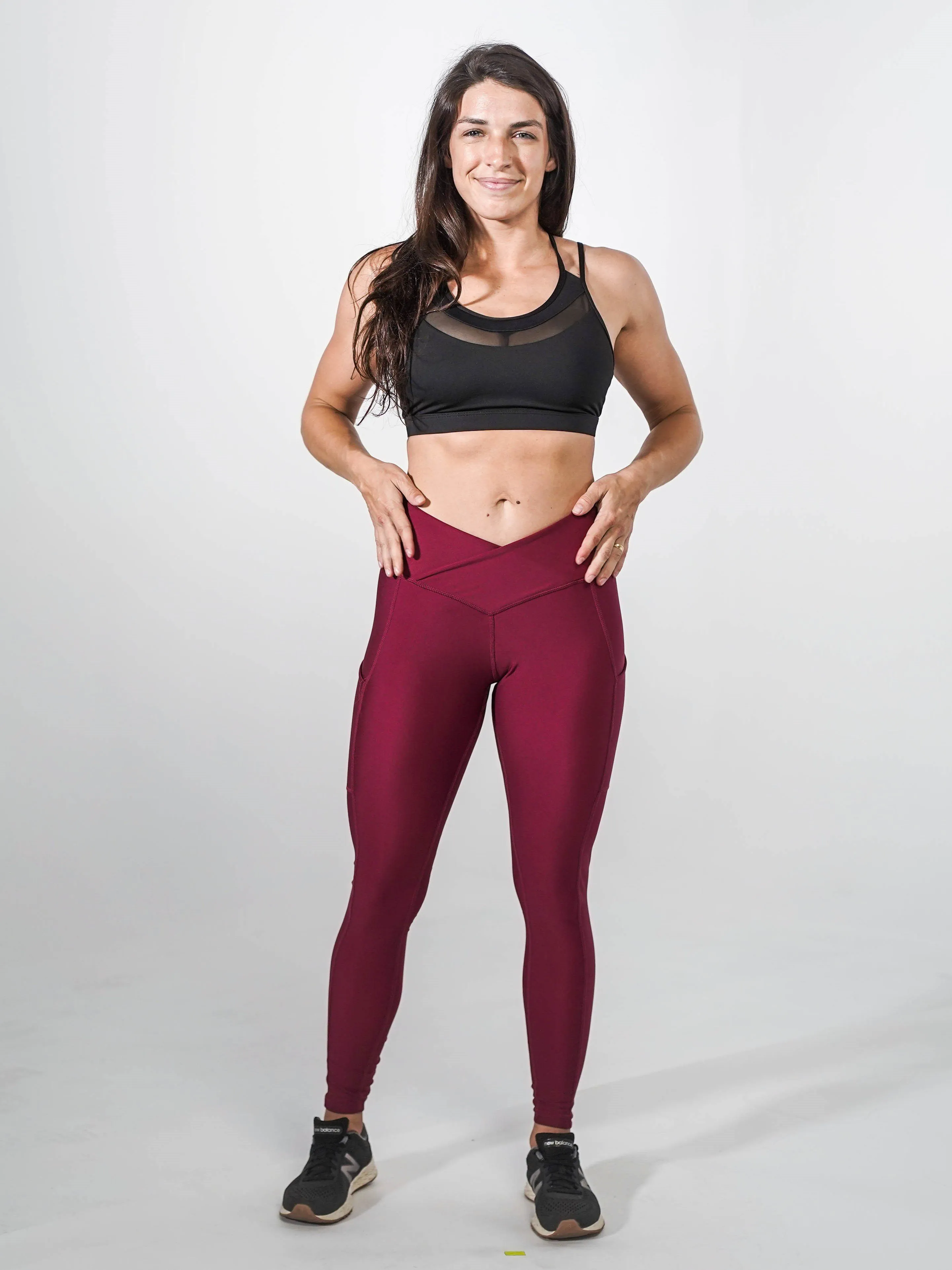 Pocket Leggings | CRANBERRY