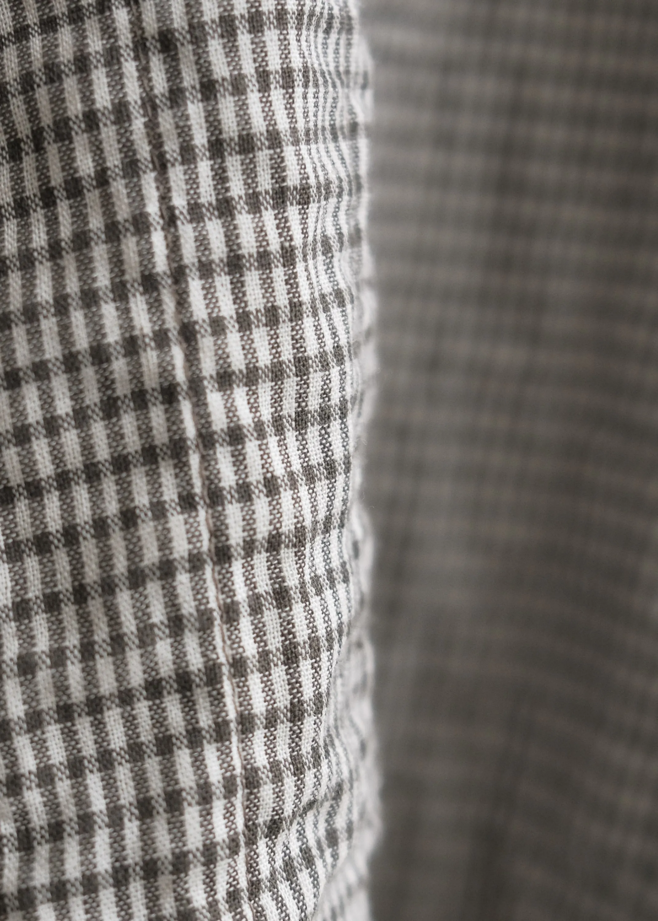 Quilted Ahilya Vest - Handwoven Cotton - Gingham