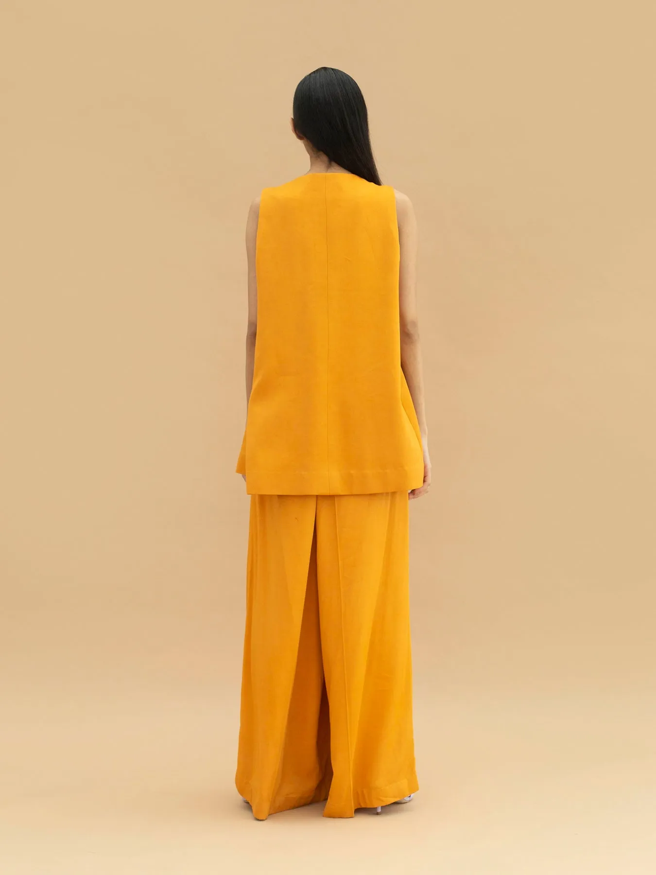 Reef Tencel Top, Saffron Yellow