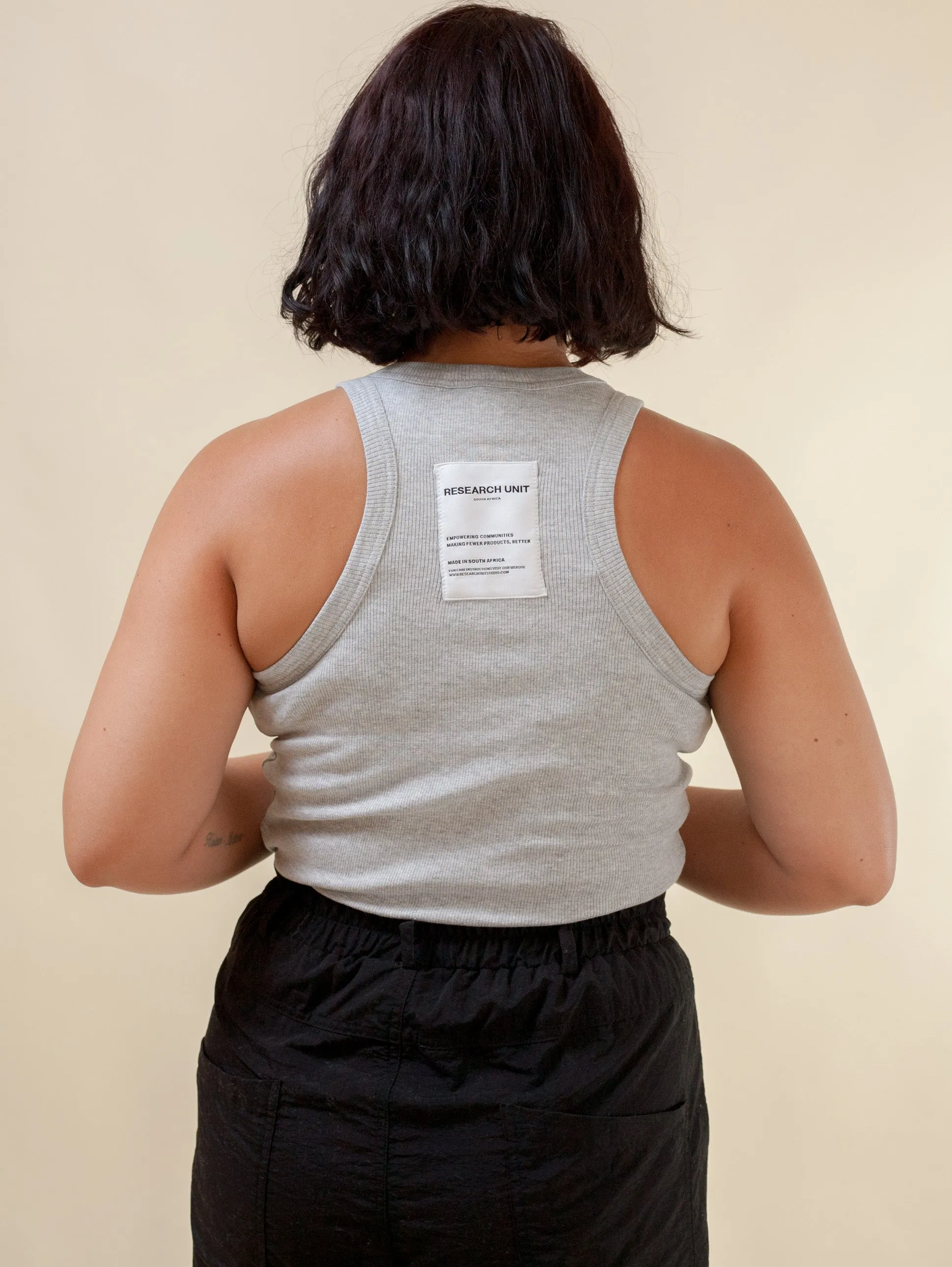 Ribbed Vest (Malange Grey)