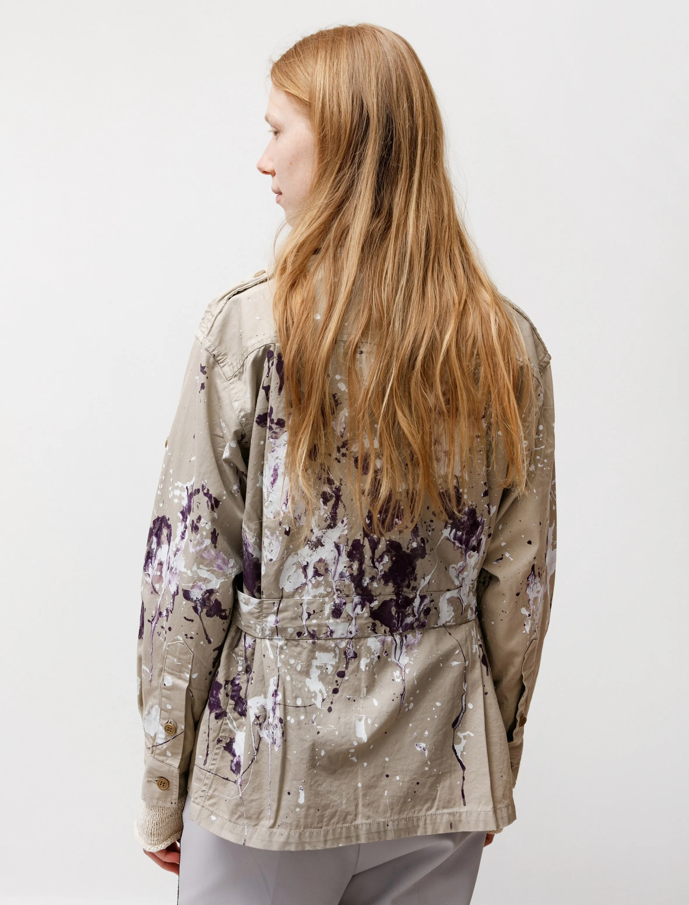Safari Jacket Paint Splatters