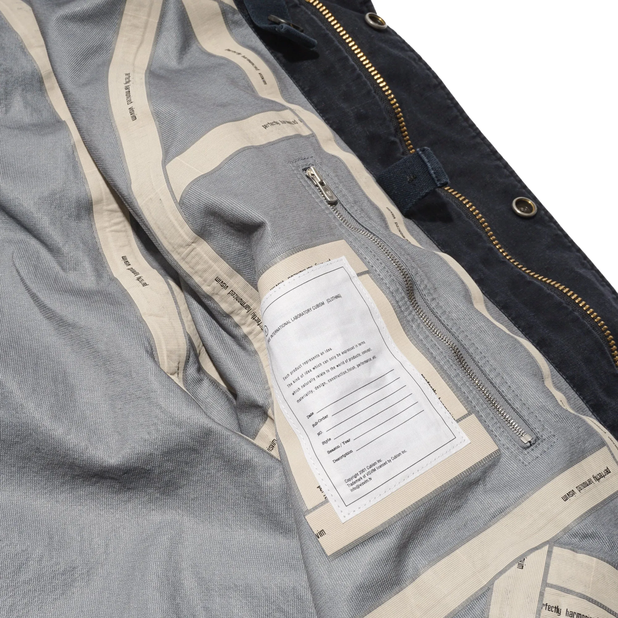 SIX-FIVE FISHTAIL PARKA 3L DMGD "NAVY"