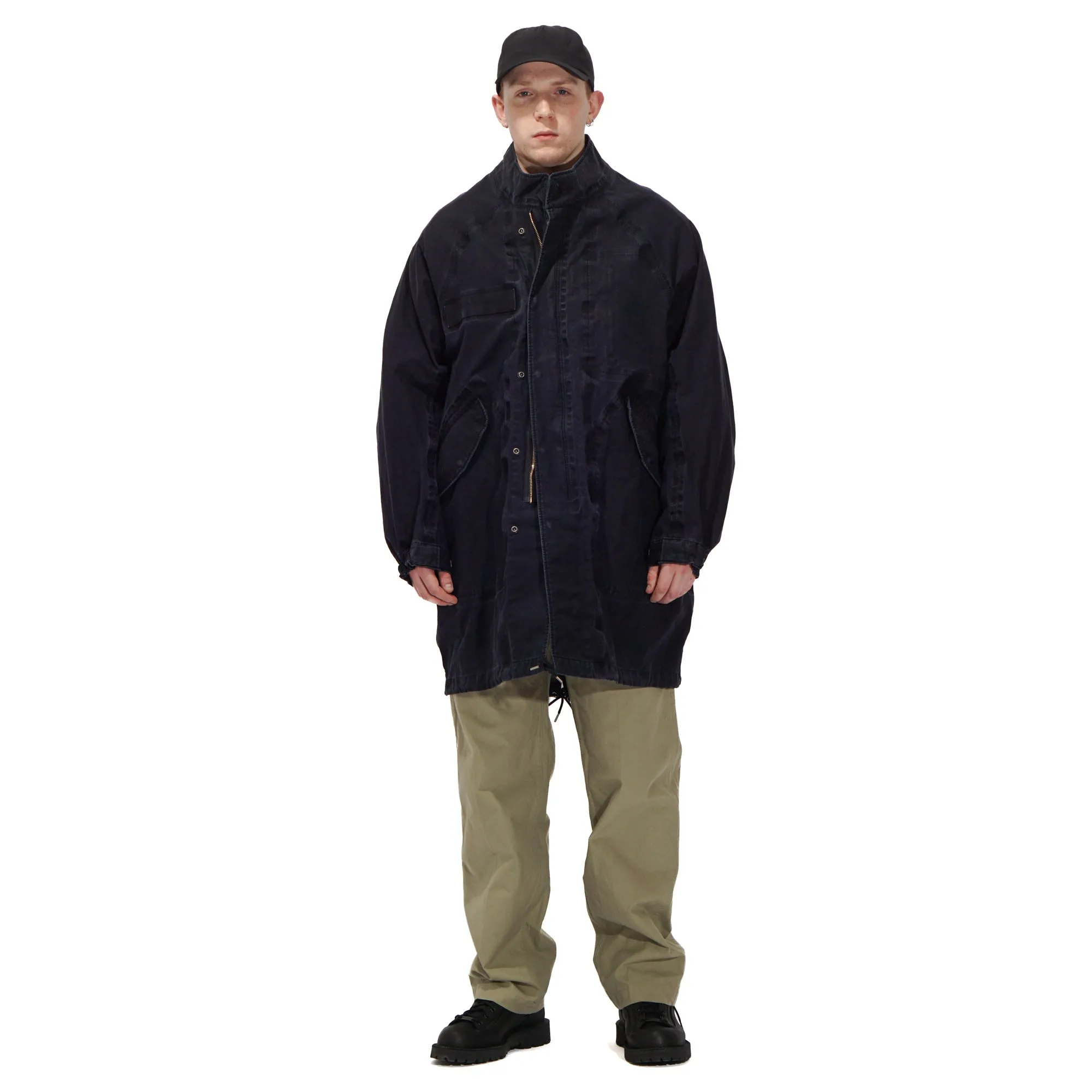 SIX-FIVE FISHTAIL PARKA 3L DMGD "NAVY"
