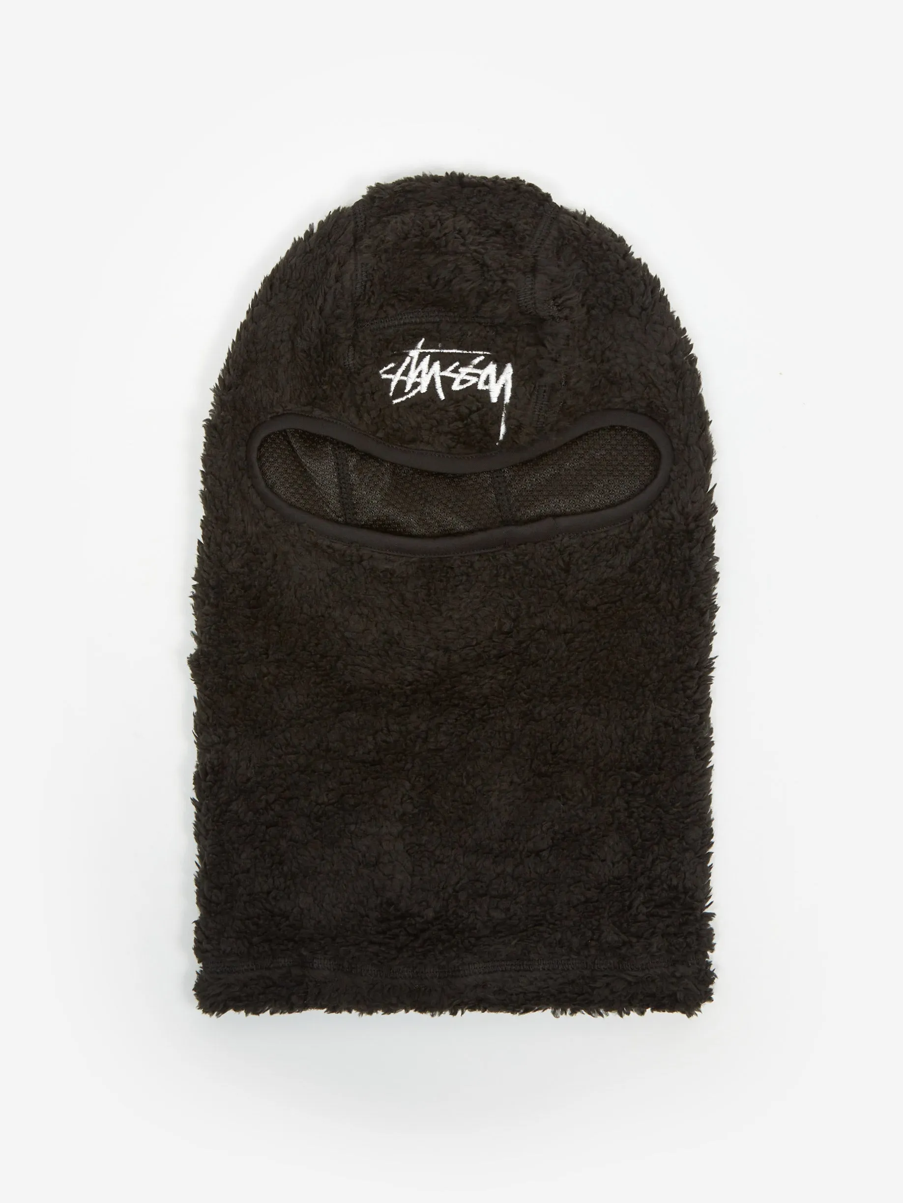 Stussy Stock Sherpa Balaclava - Black