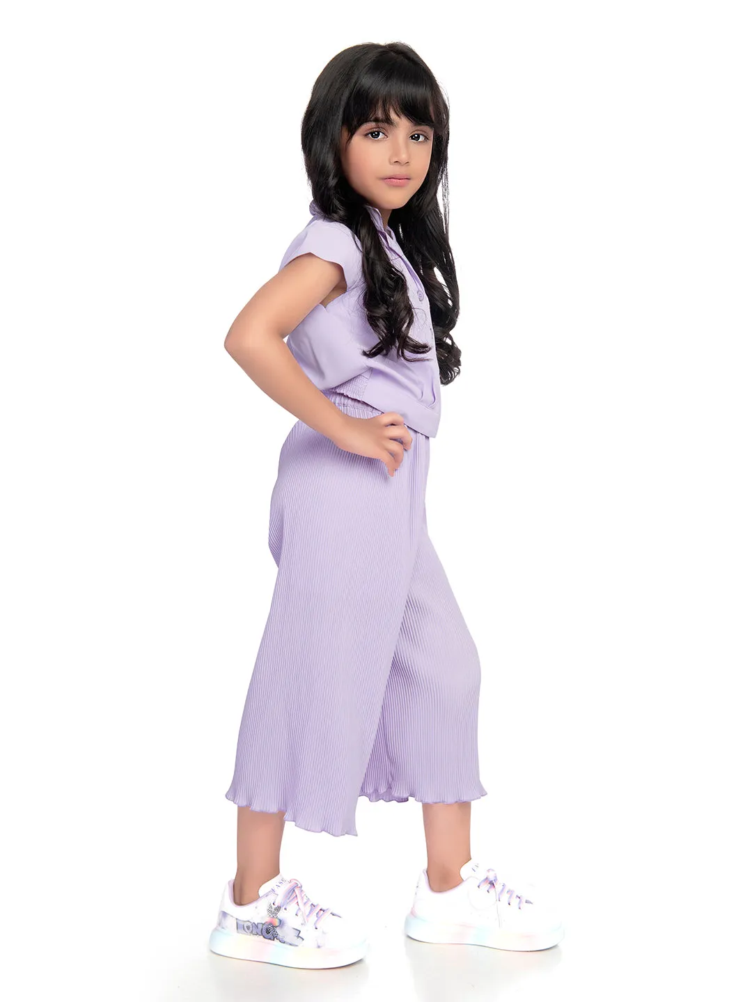 Tiny Baby Lilac Colored Culottes