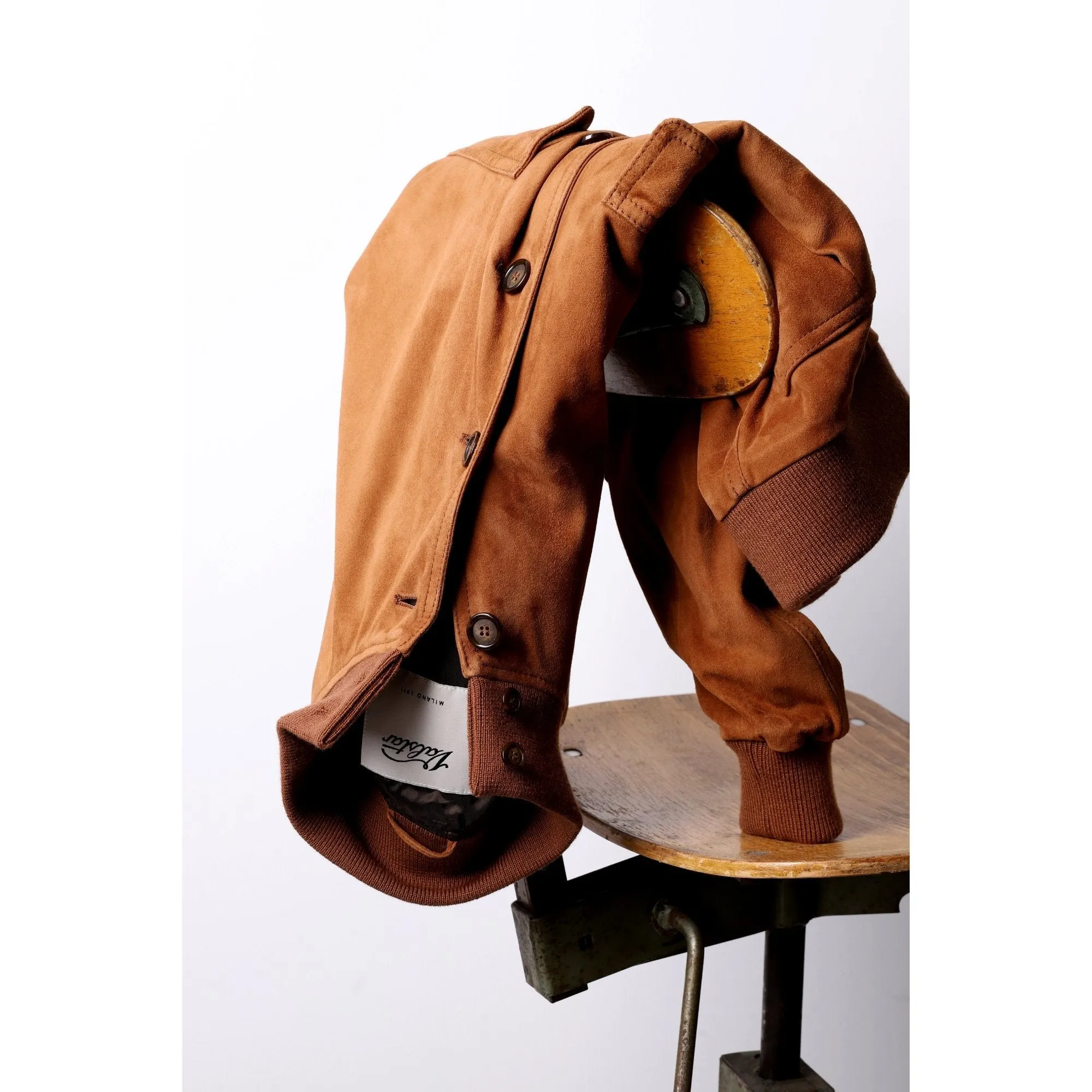 VALSTAR Lined Suede Jacket SANDAL