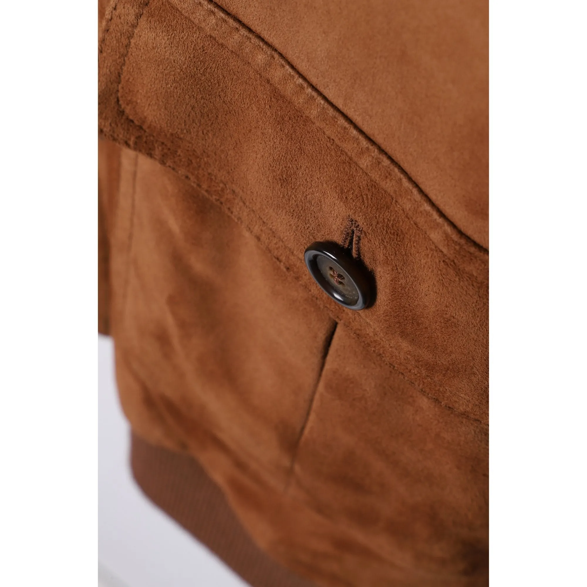 VALSTAR Lined Suede Jacket SANDAL