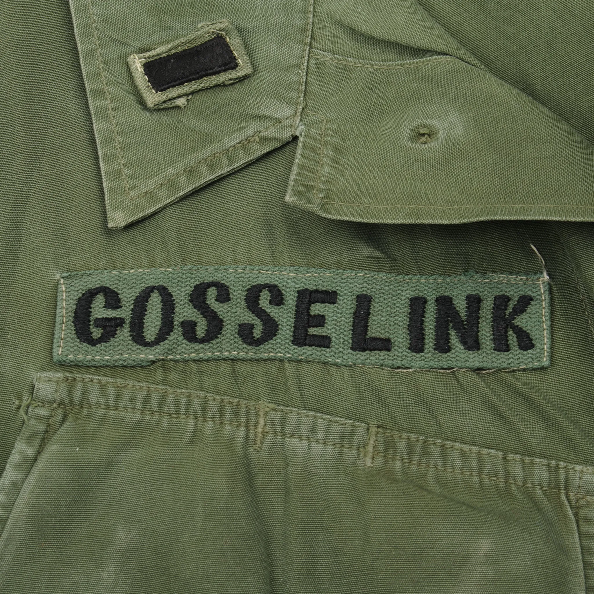 VINTAGE US ARMY TROPICAL COMBAT JACKET 3RD PATTERN 1967 VIETNAM WAR MEDIUM Long